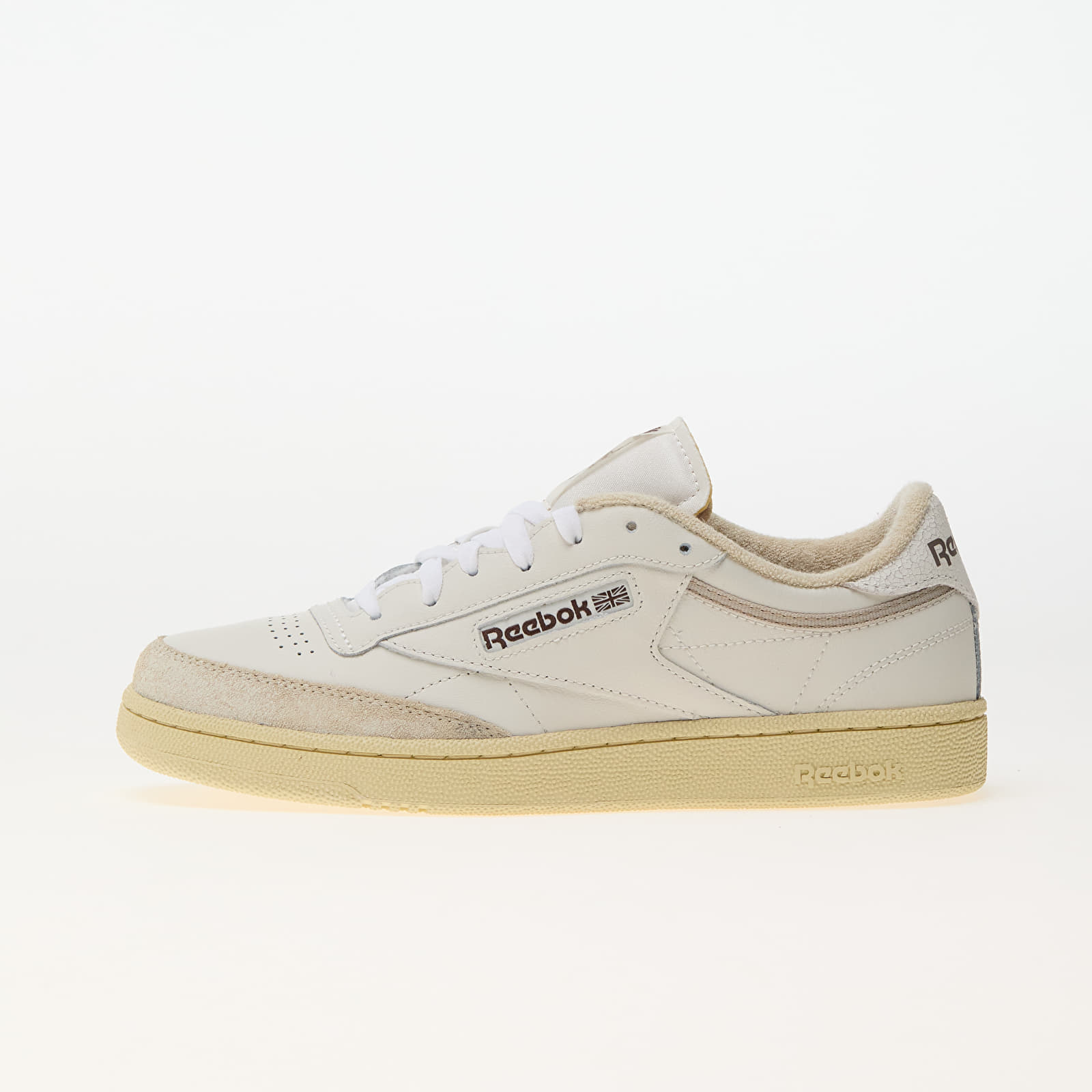 Men's sneakers and shoes Reebok Club C 85 Chalk/ Weathered White/ Vintage Chalk