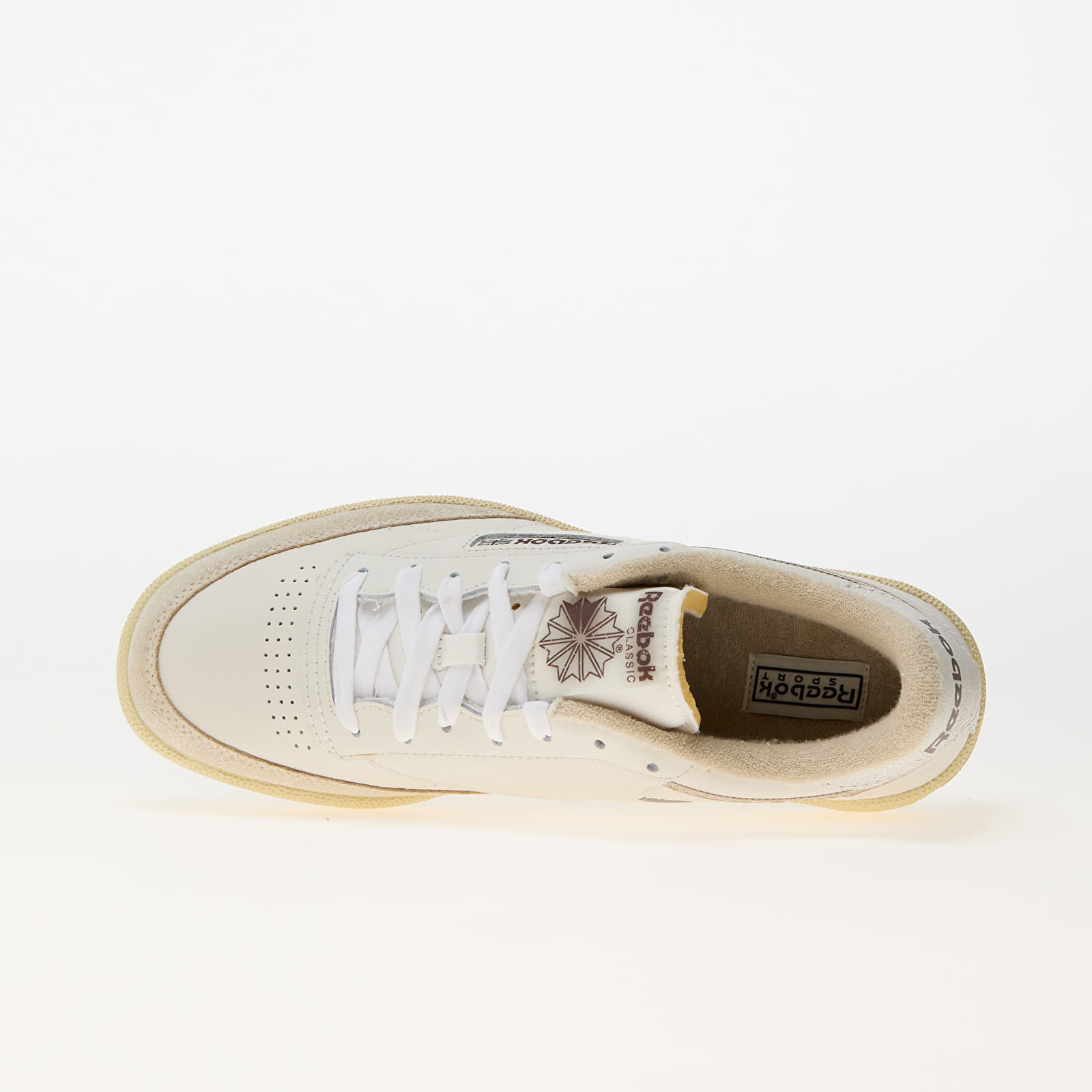 Men's sneakers and shoes Reebok Club C 85 Chalk/ Weathered White/ Vintage Chalk