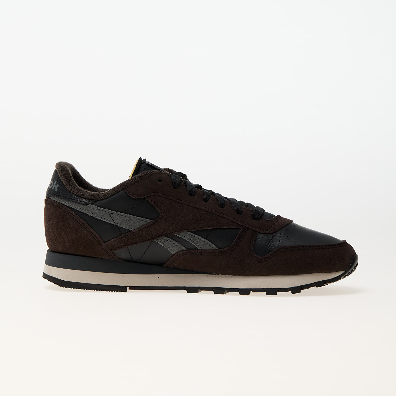 Men's sneakers and shoes Reebok Classic Leather Black/ Dark Matter/ Grey 5
