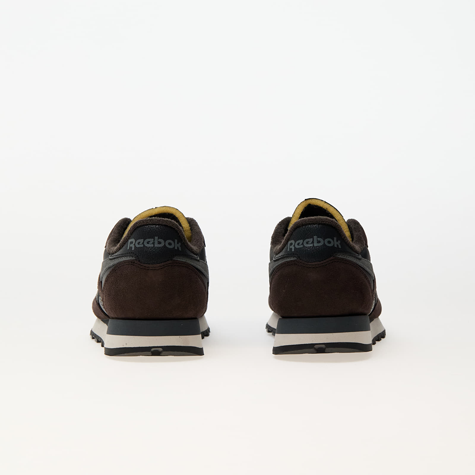 Men's sneakers and shoes Reebok Classic Leather Black/ Dark Matter/ Grey 5