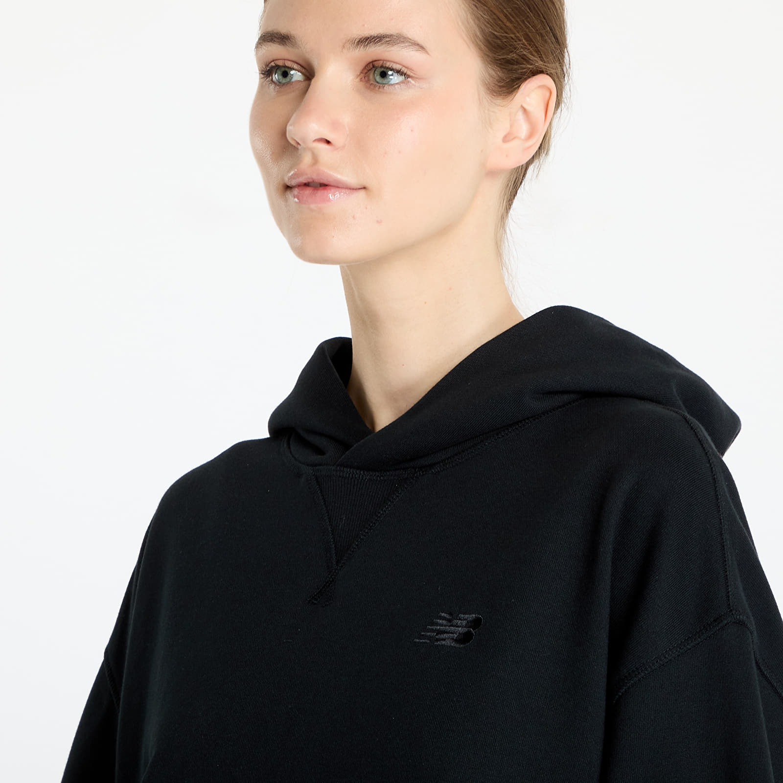 Women's Sweatshirts New Balance Athletics French Terry Hoodie Black