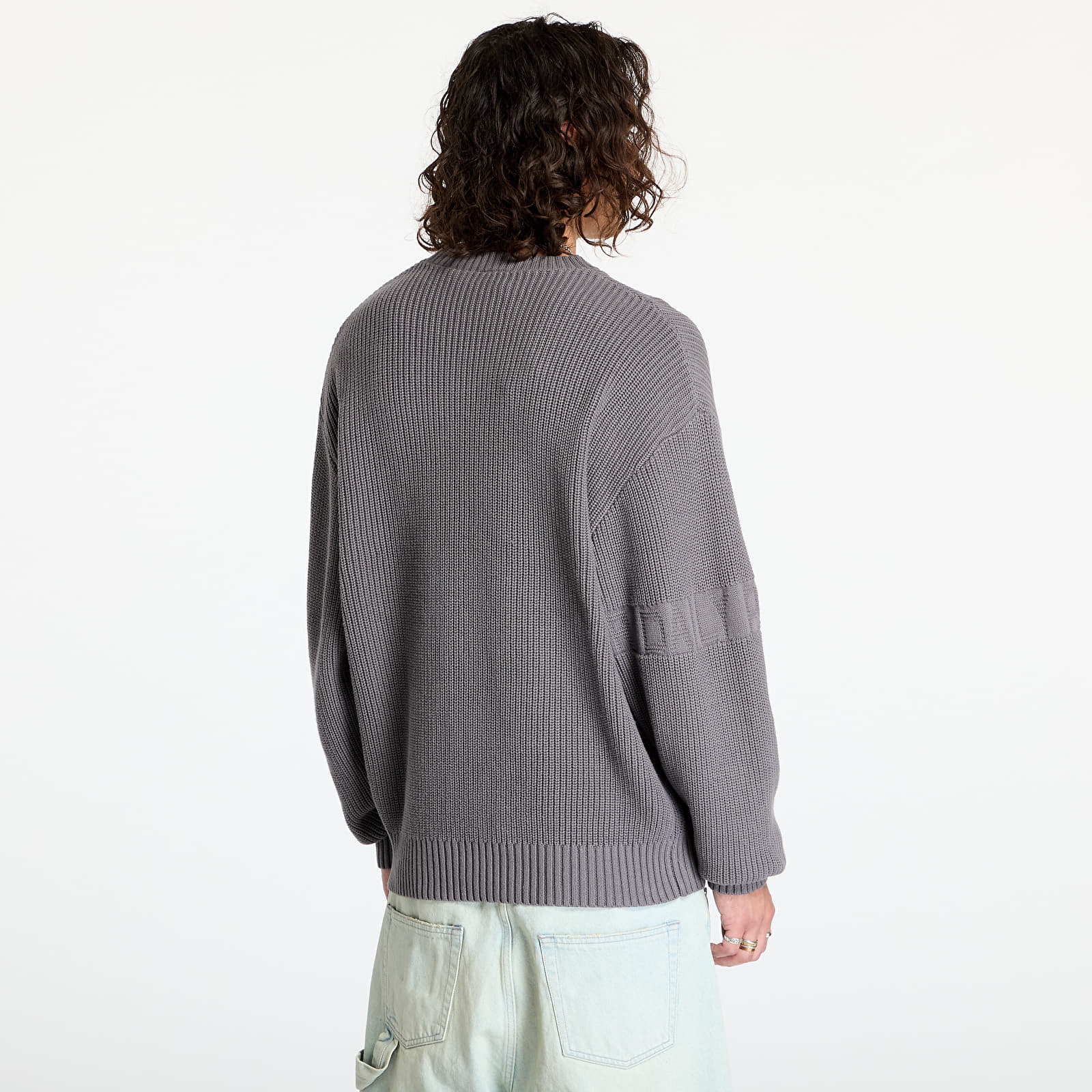 Felpe e maglioni da uomo Daily Paper Band Knit Sweater Rabbit Grey