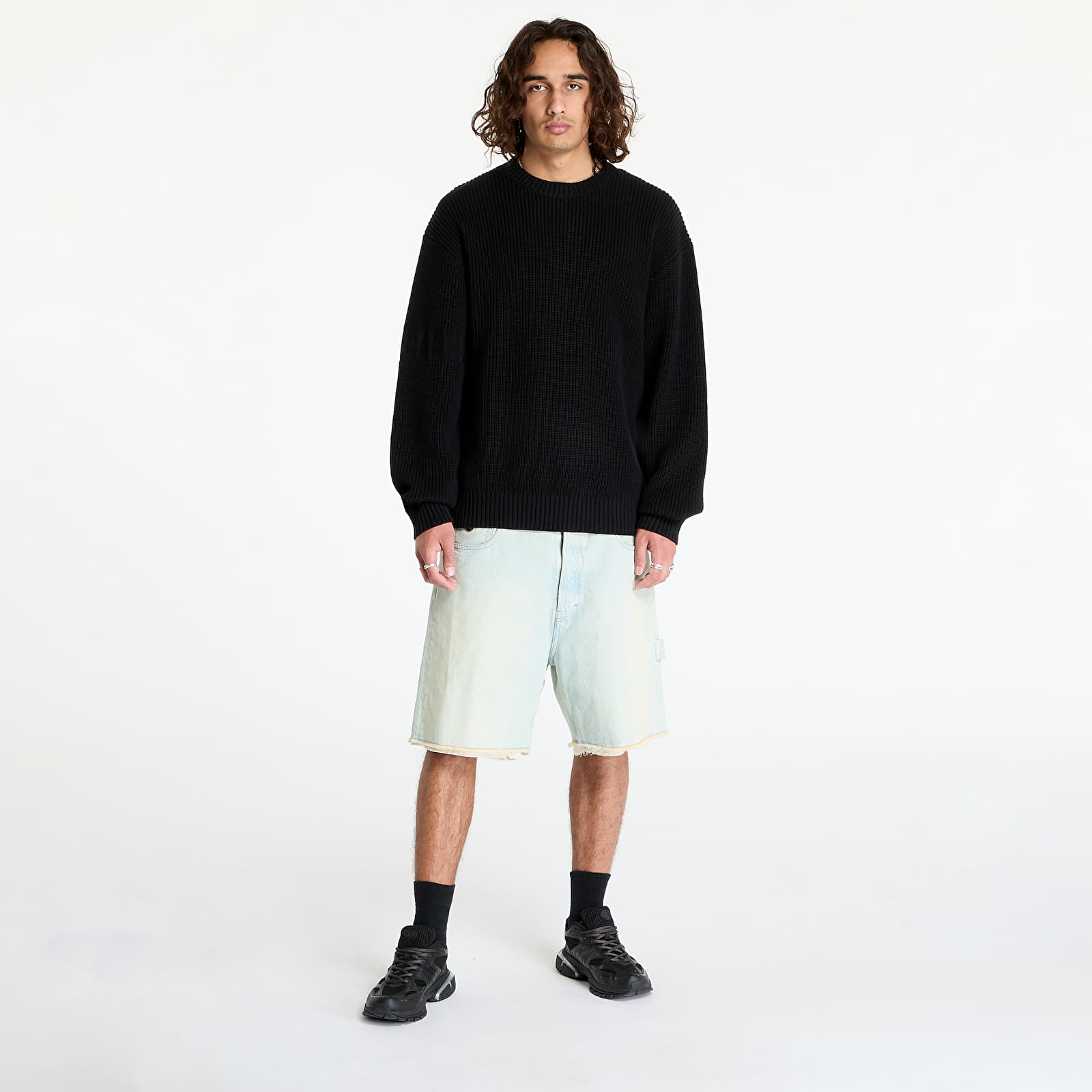 Men's sweaters Daily Paper Band Knit Sweater Black