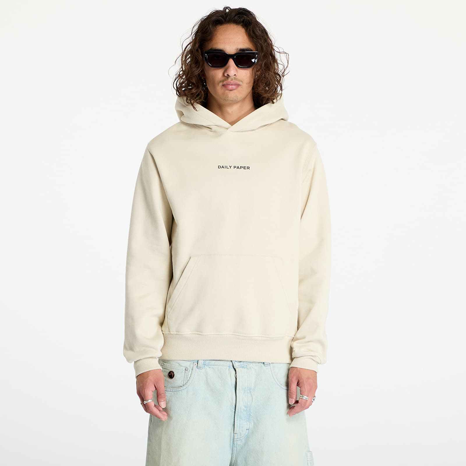 Men's sweatshirts Daily Paper Search Hoodie Pelican Beige