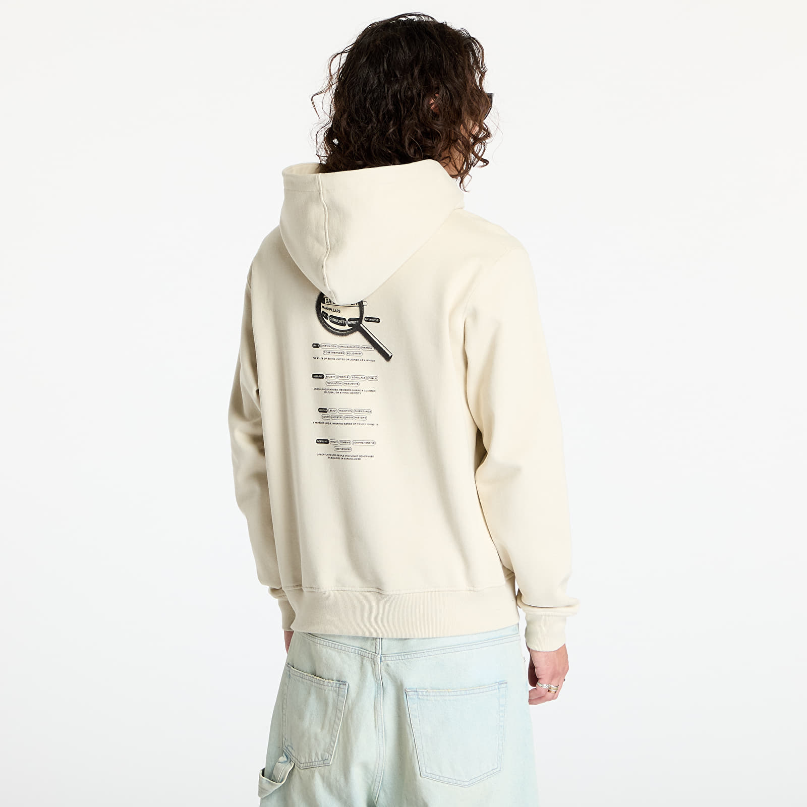 Men's sweatshirts Daily Paper Search Hoodie Pelican Beige
