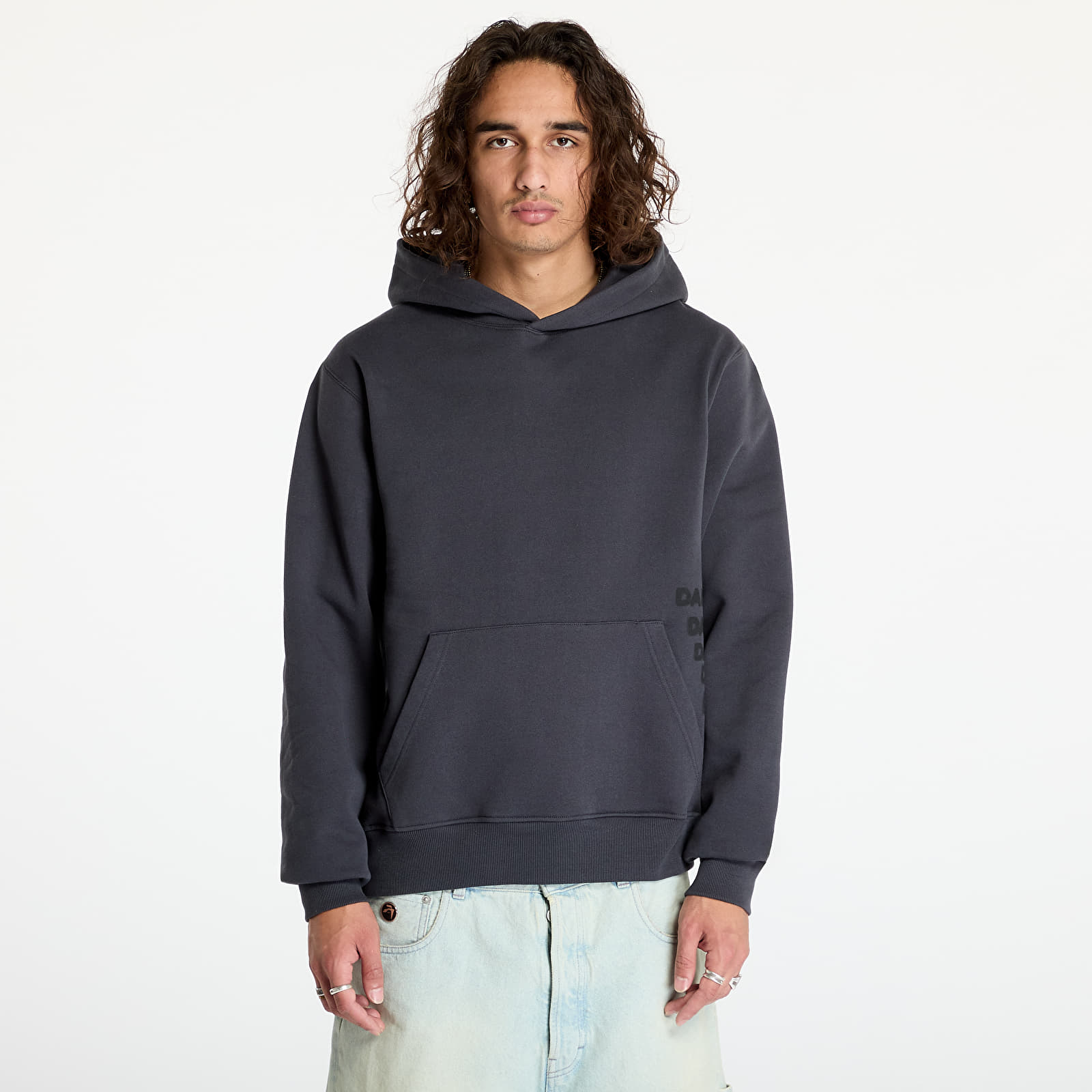 Men's sweatshirts Daily Paper Overload Hoodie Obsidian Black
