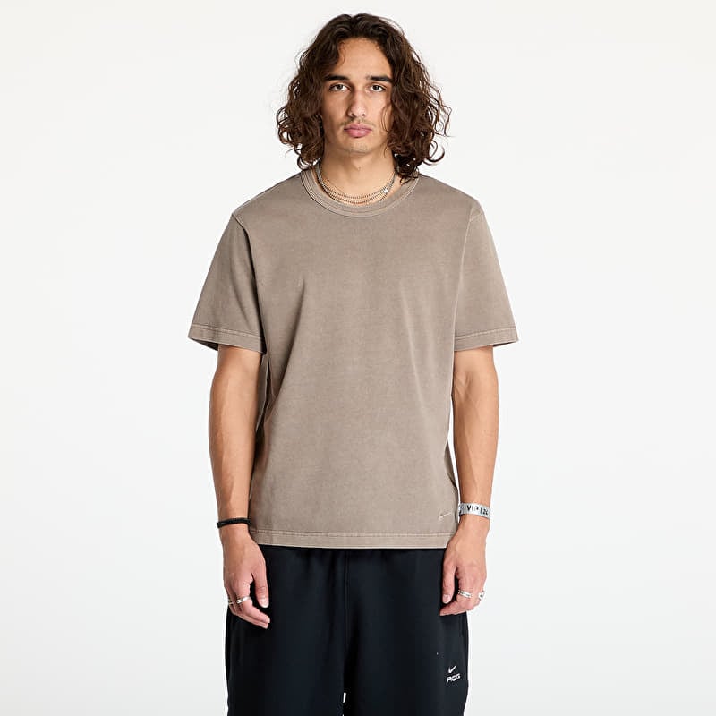 T-shirt Nike Life Men's Short-Sleeve Knit Top Flat Pewter/ Flat Pewter