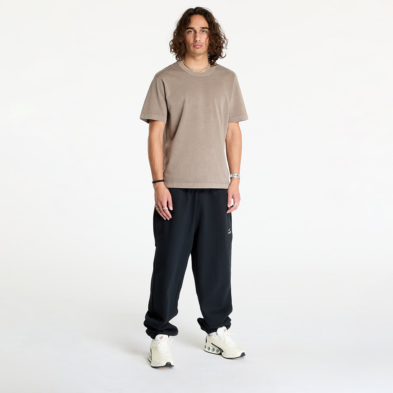 T-Shirts Nike Life Men's Short-Sleeve Knit Top Flat Pewter/ Flat Pewter