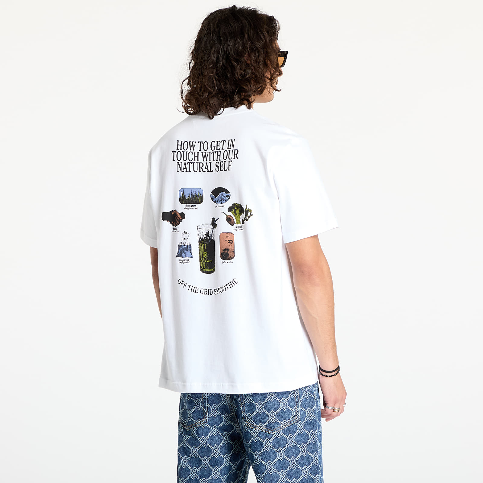T-shirts Daily Paper Smoothie Ss T Shirt White