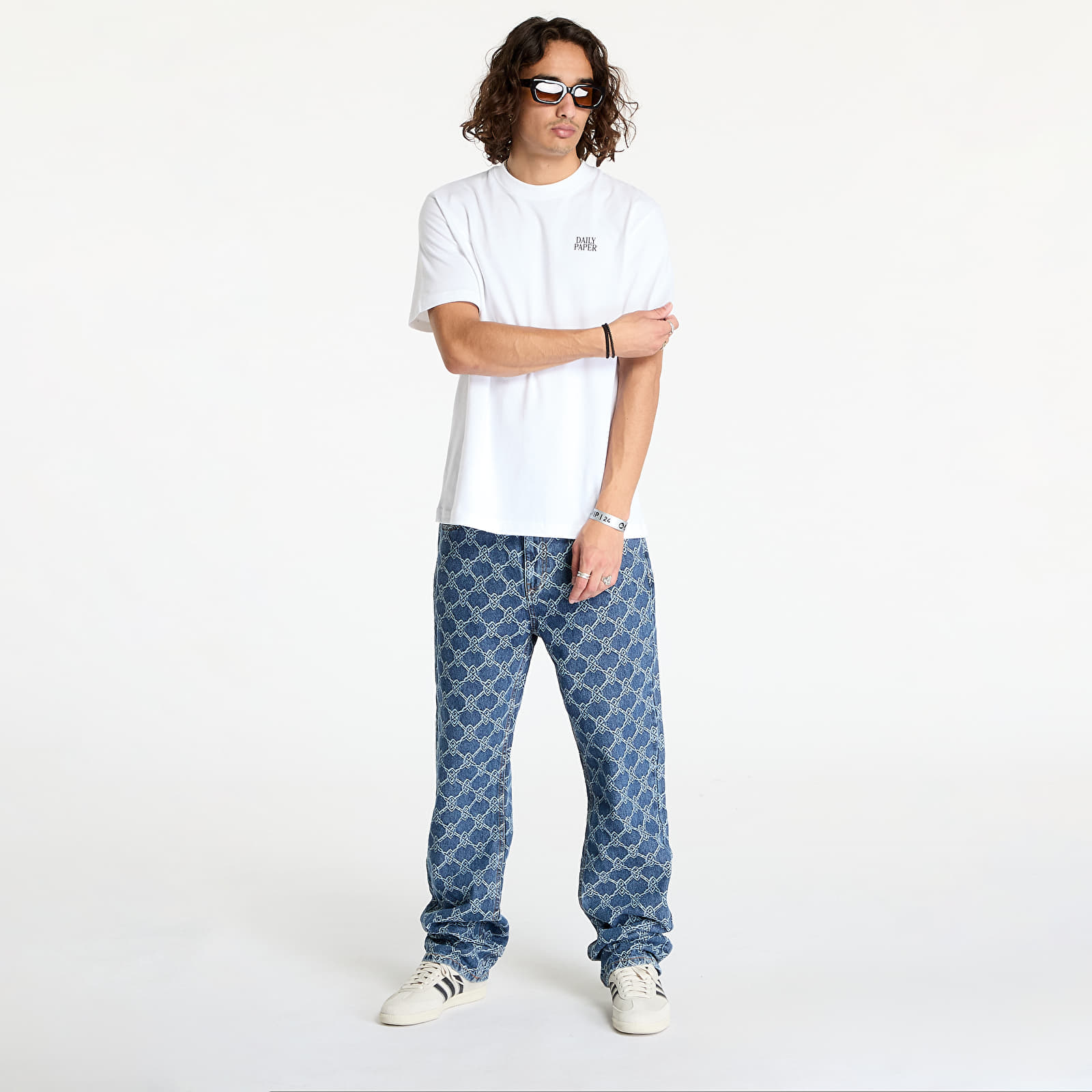 T-shirts Daily Paper Smoothie Ss T Shirt White