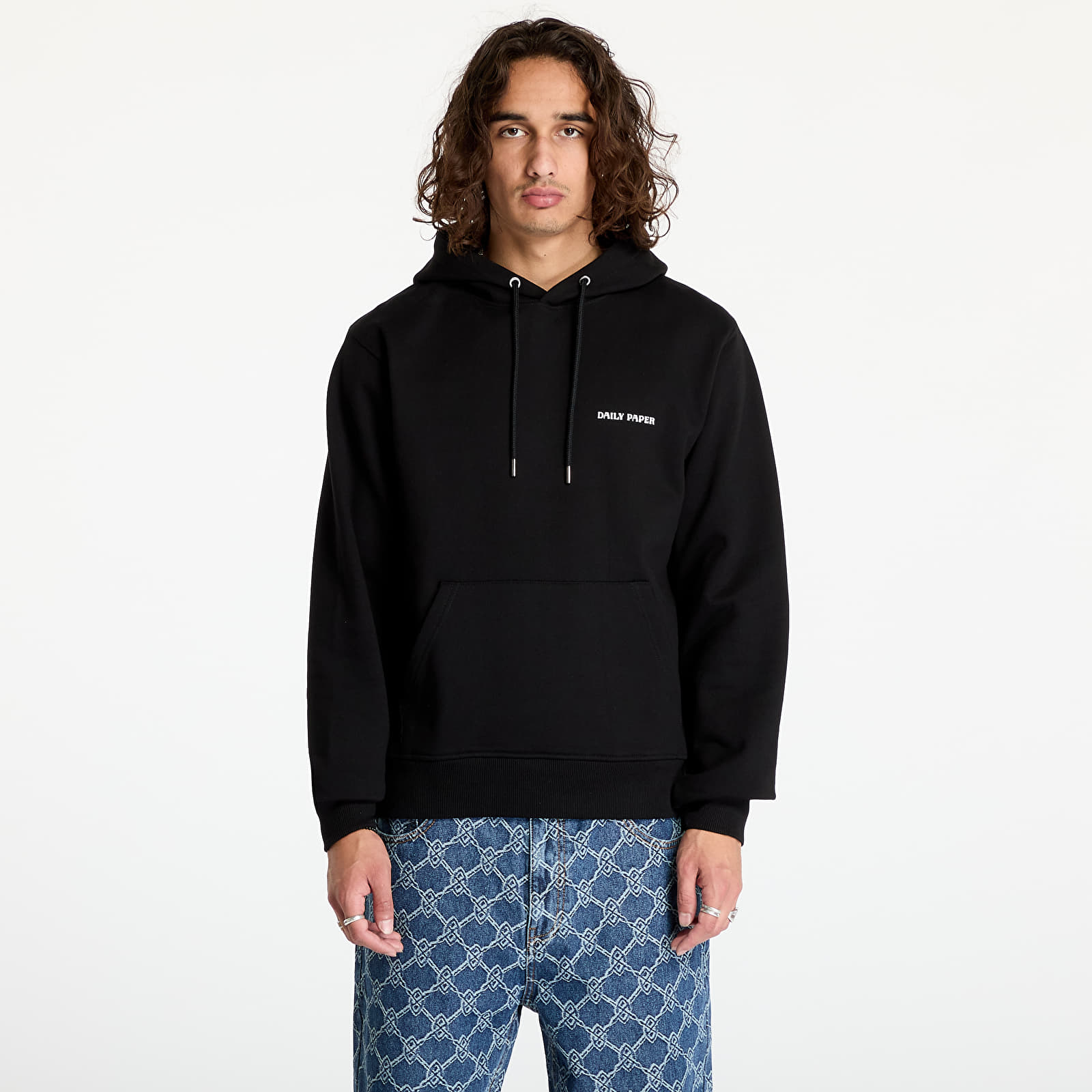 Men's sweatshirts Daily Paper Dias Hd Hoodie Black