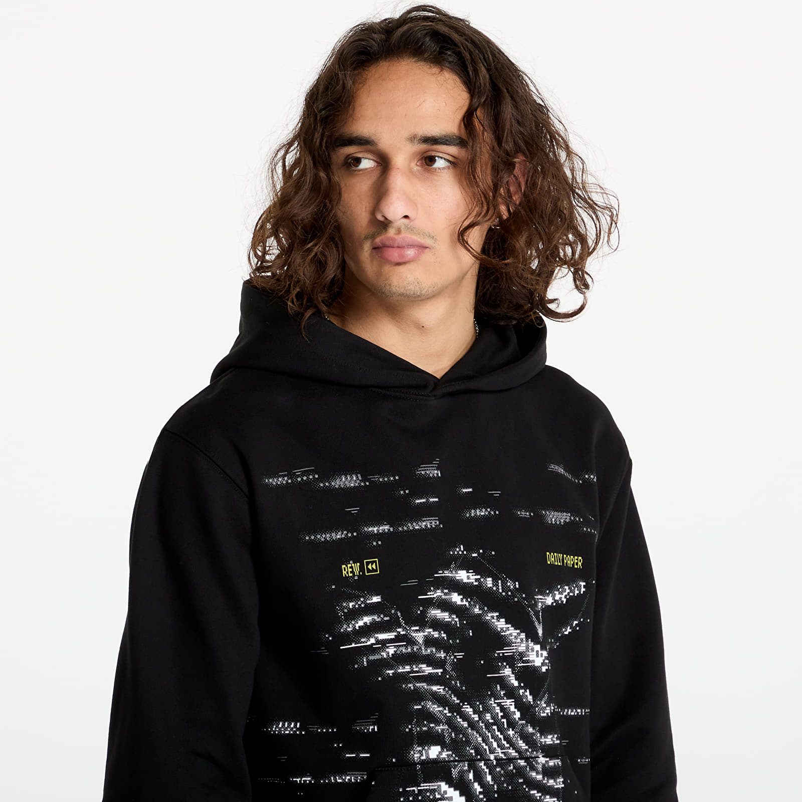 Sudaderas Daily Paper Rewind Hoodie Black
