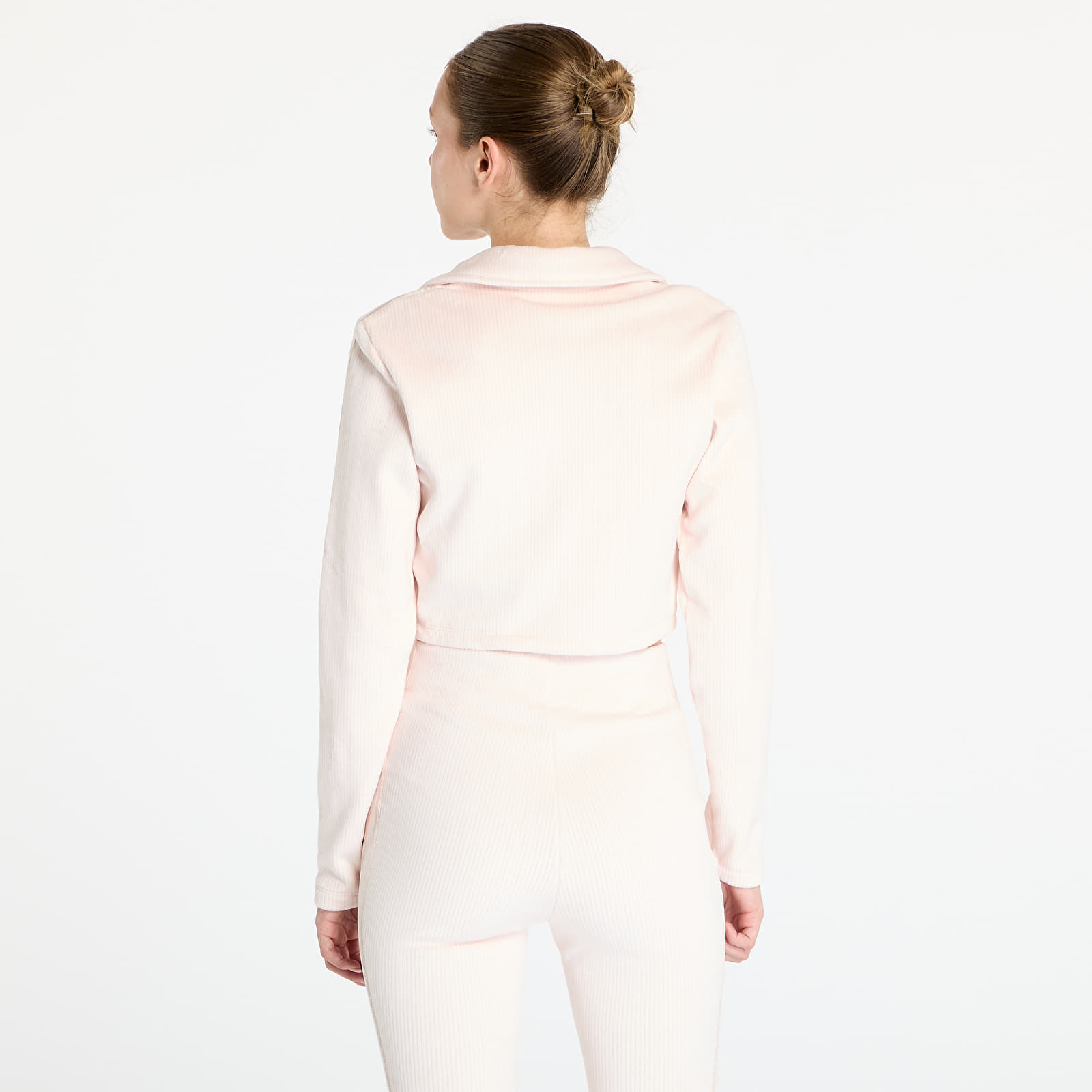 Damestruien adidas Rib Cardigan Wonder Aqua