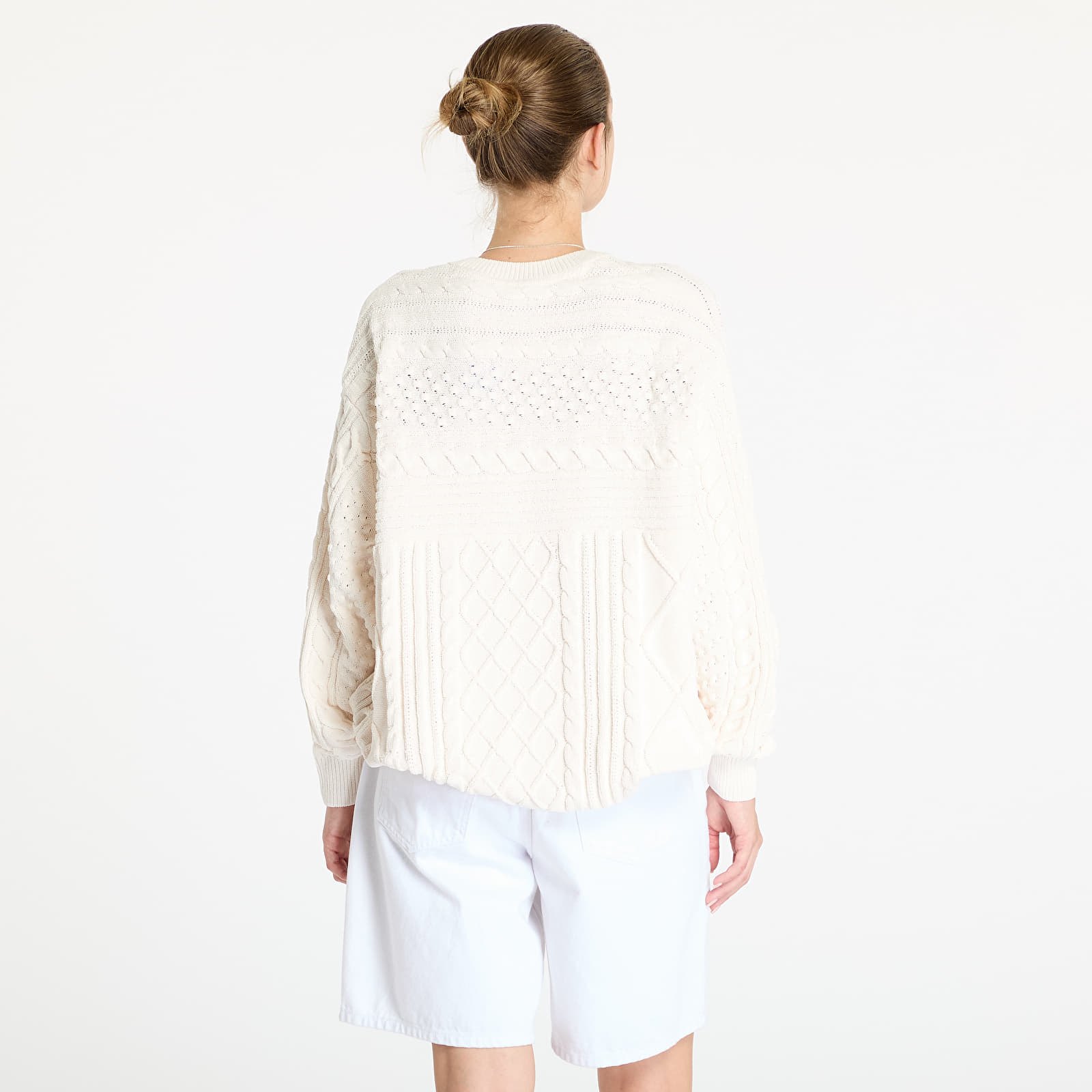 Jerséis de mujer adidas Knited Trf Sweater Wonder White