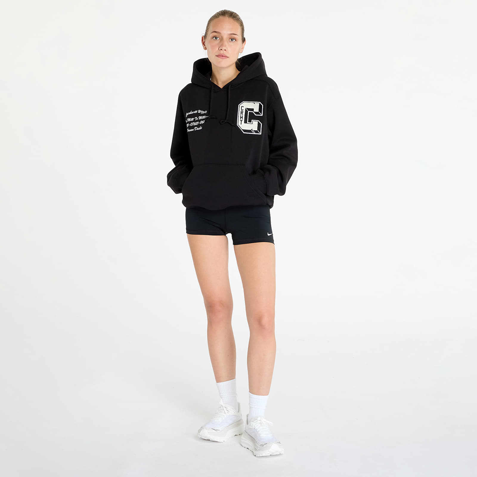 Sudaderas Carhartt WIP Hooded Brown Ducks Sweat UNISEX Black