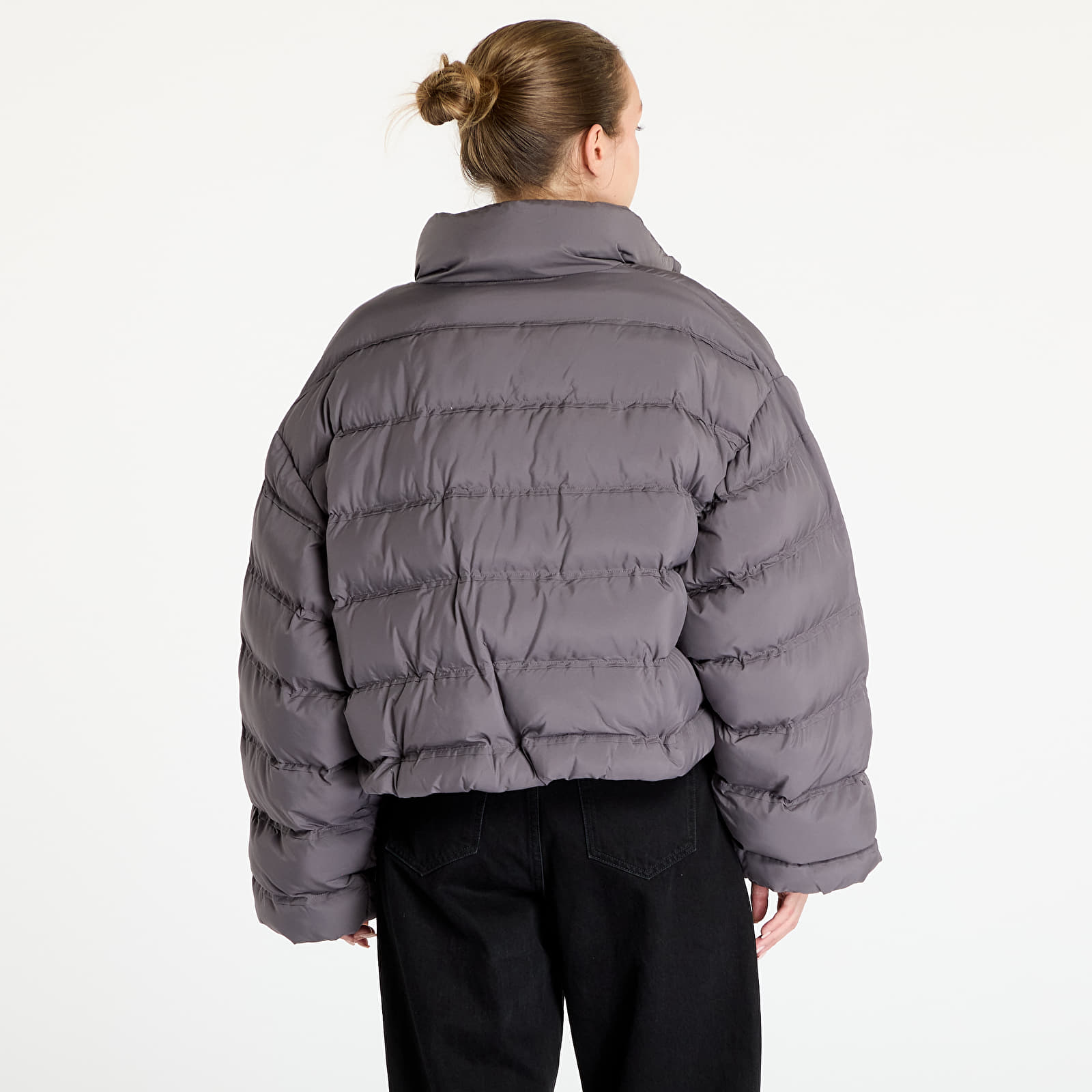 Kurtki damskie Daily Paper Sela Puffer Jacket Rabbit Grey