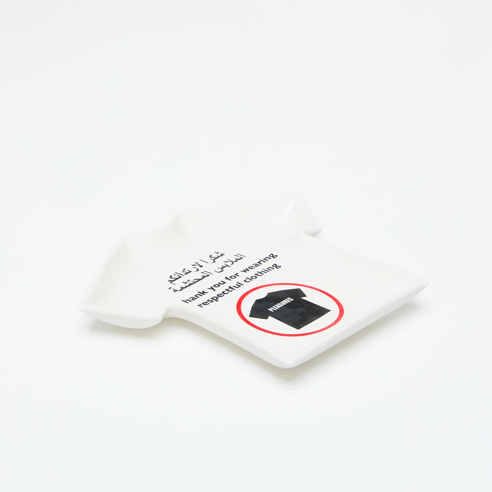 Other accessories PLEASURES Respectable Ceramic Tray White