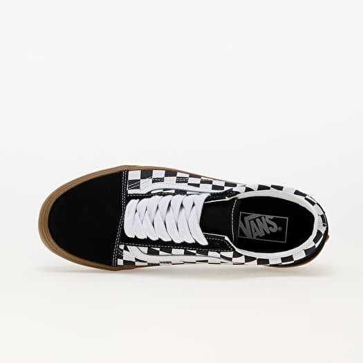 Vans old skool black white sole on sale
