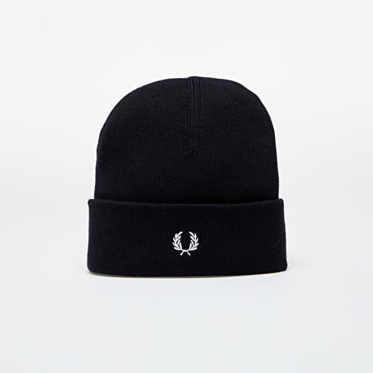 Hat FRED PERRY Classic Beanie Navy/ Snow White