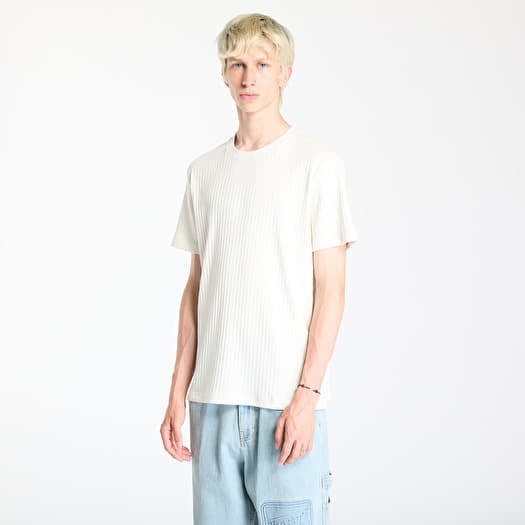 Póló Calvin Klein Jeans Linear Quilted Tee Ivory