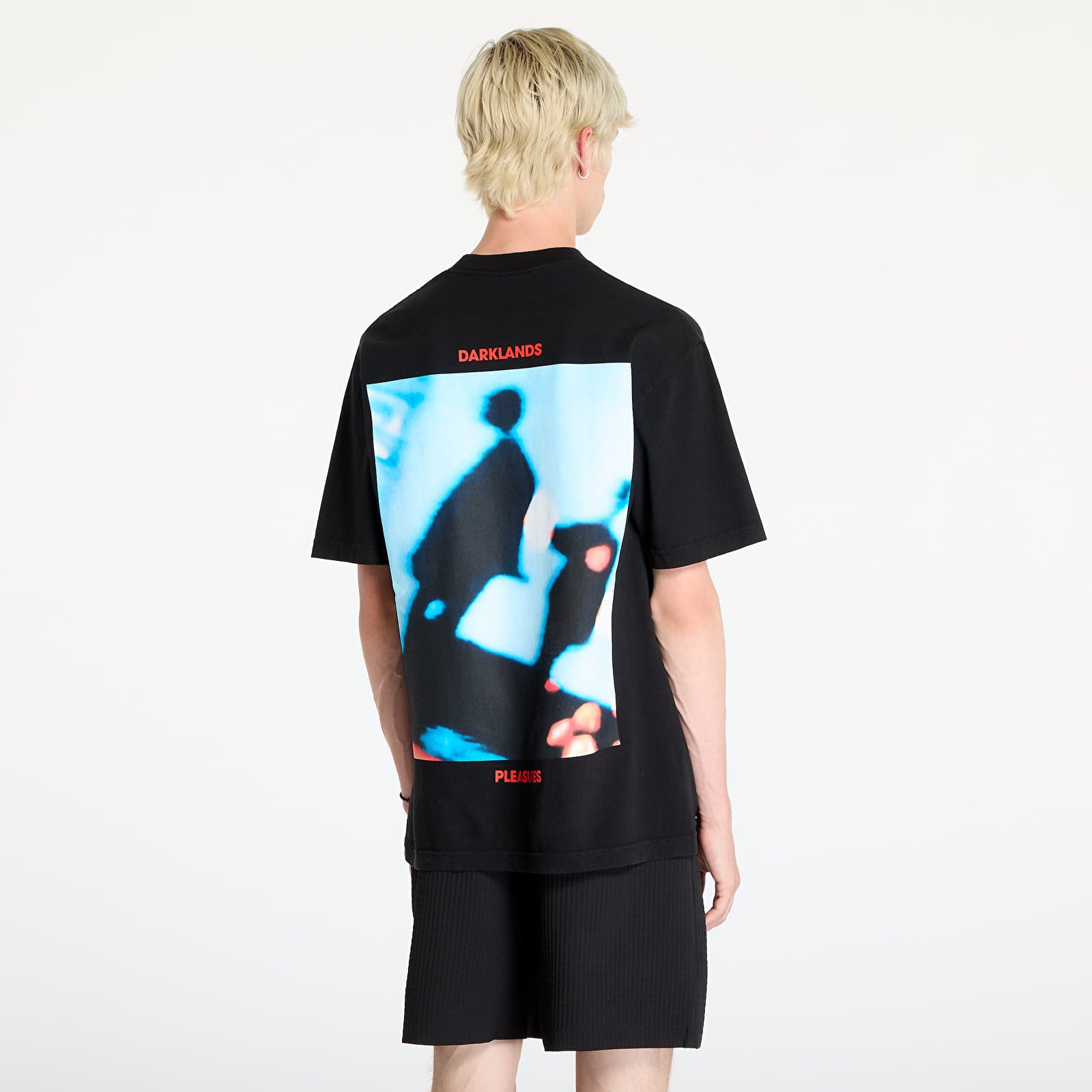 Мъжки тениски PLEASURES Darklands T-Shirt Black