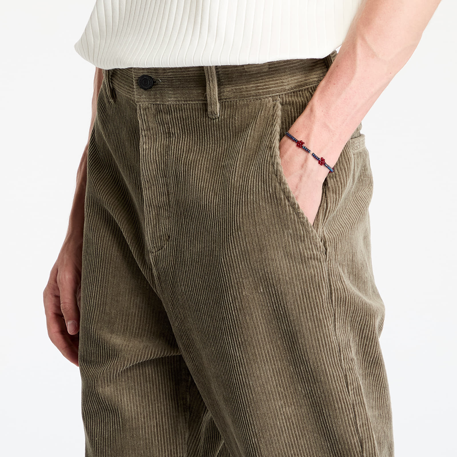 Pantalones de hombre Calvin Klein Jeans Corduroy Pant Gray
