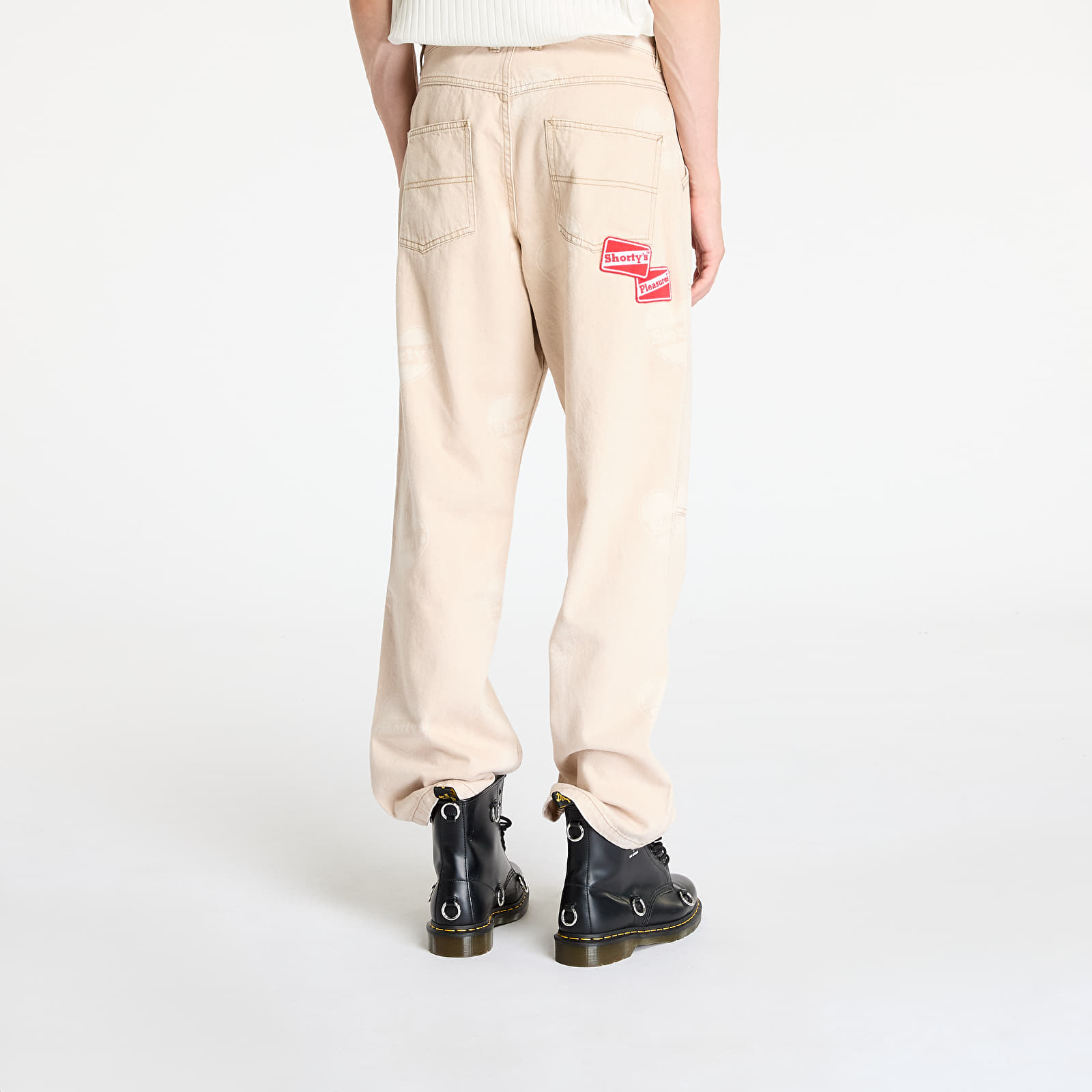 Meeste teksad PLEASURES Heart Ultra Work Pants Beige