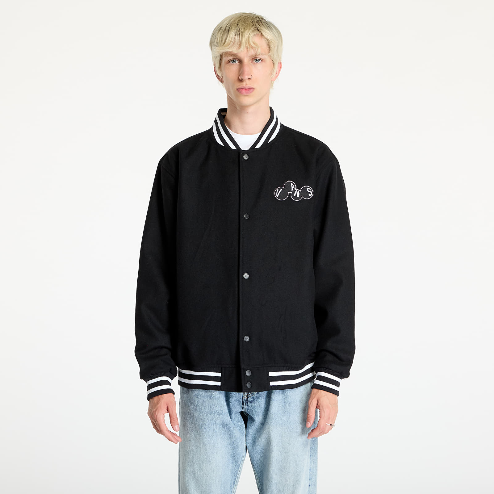 Jakne Vans Scuttle Baseball Jacket Black