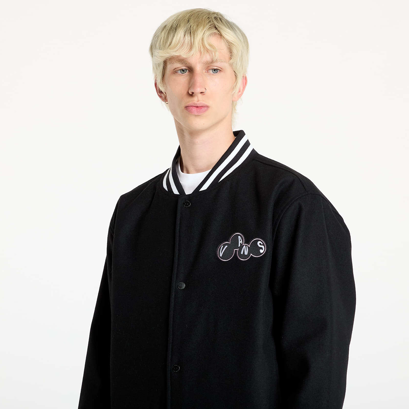 Jakne Vans Scuttle Baseball Jacket Black