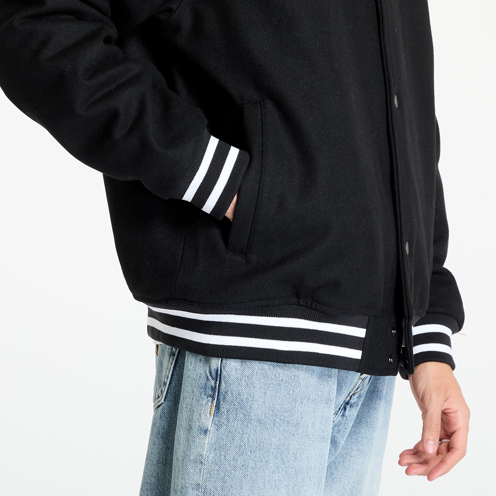 Jakne Vans Scuttle Baseball Jacket Black