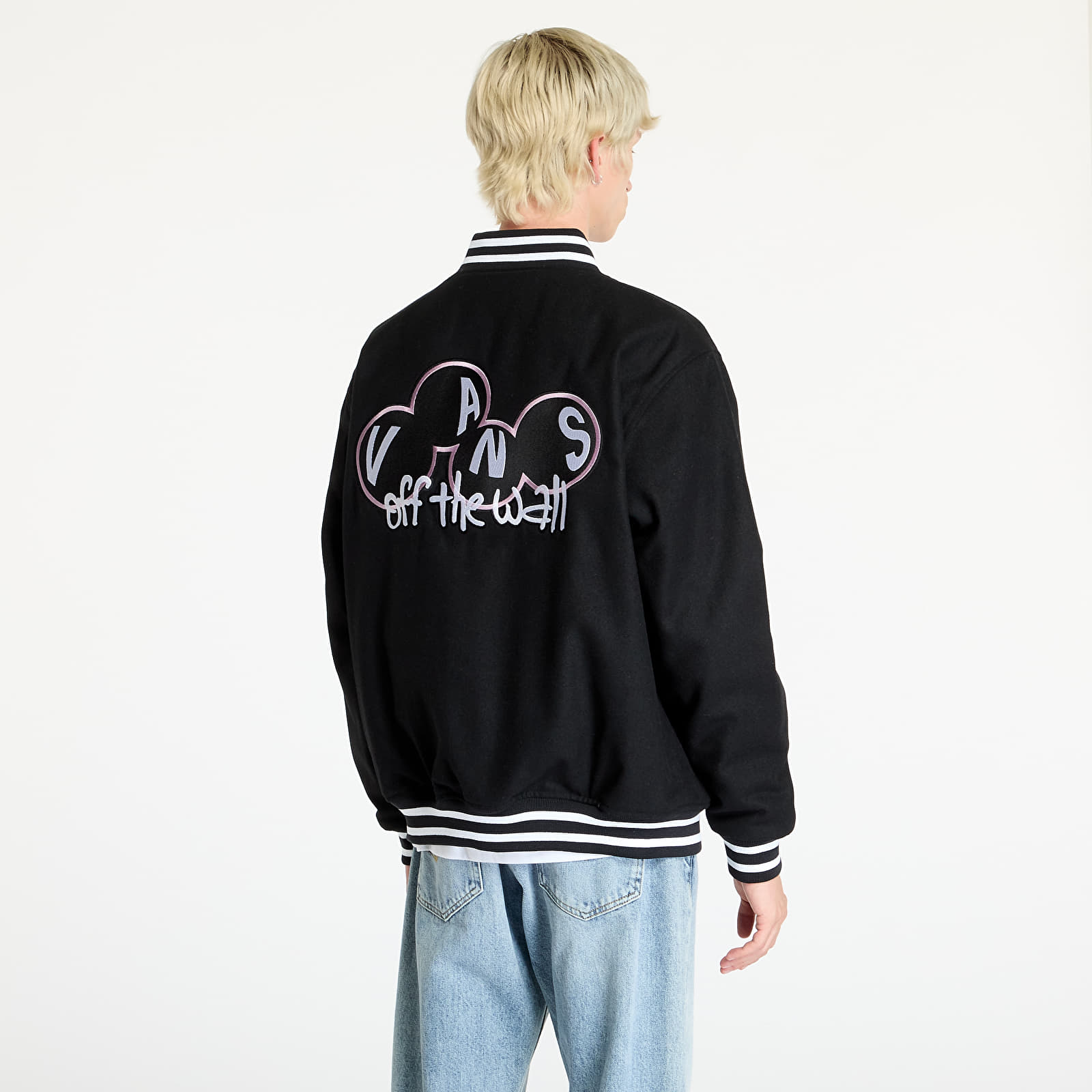 Jakne Vans Scuttle Baseball Jacket Black
