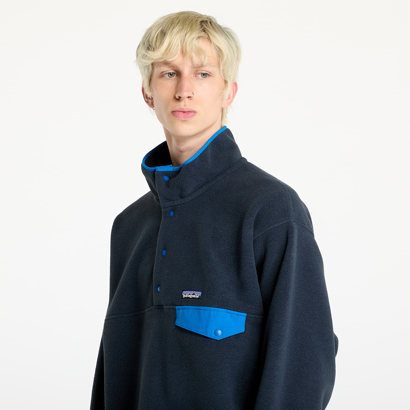 Bluzy Patagonia M's Synch Snap-T P/O Pitch Blue
