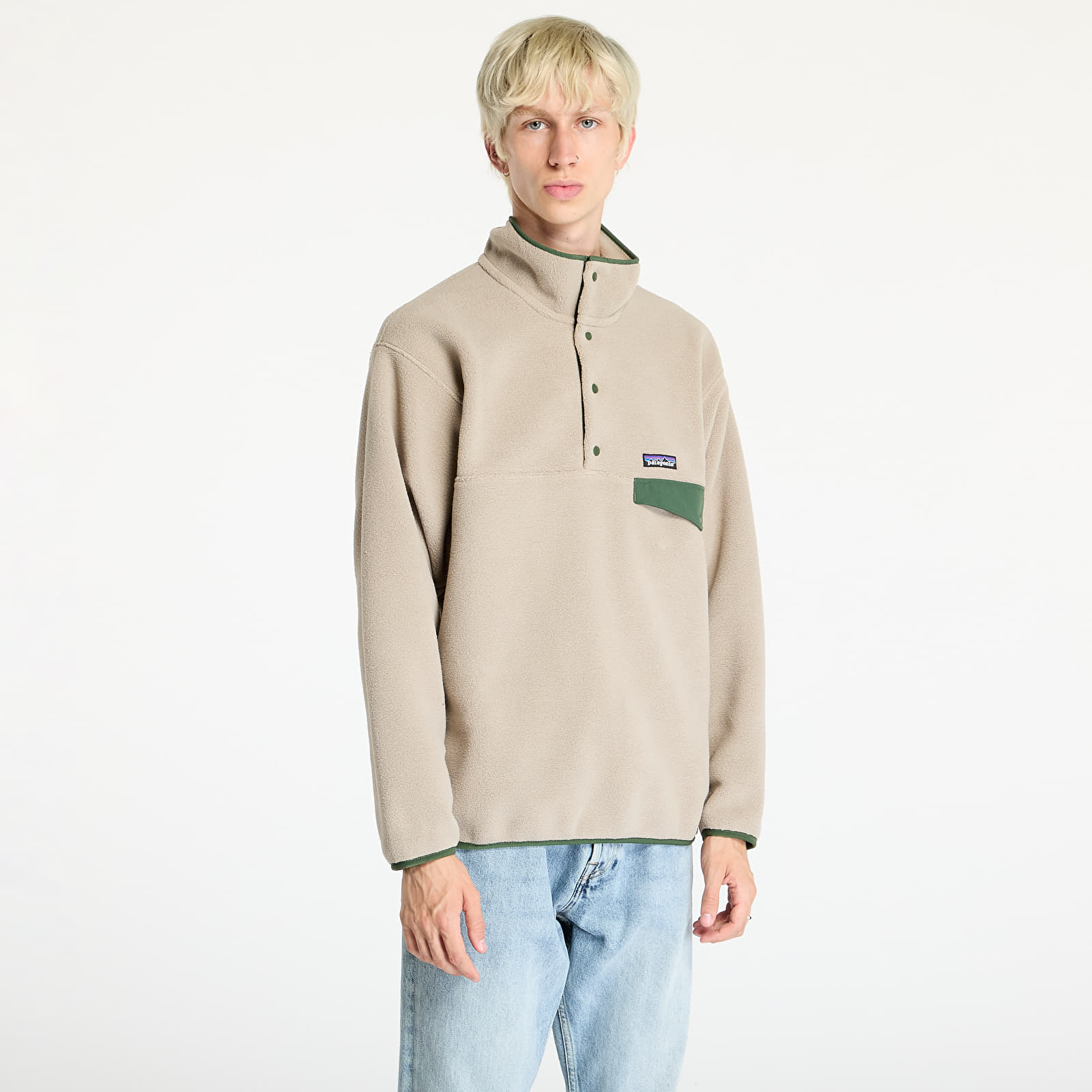 Толстовки та реглани Patagonia M's Synch Snap-T P/O Seabird Grey