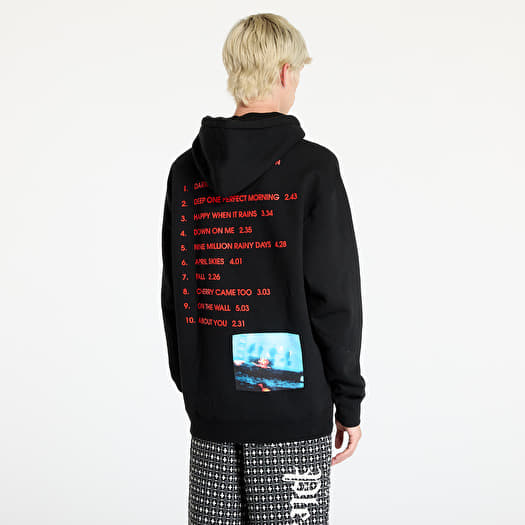 Men's sweatshirts PLEASURES Darklands Hoodie Black Queens