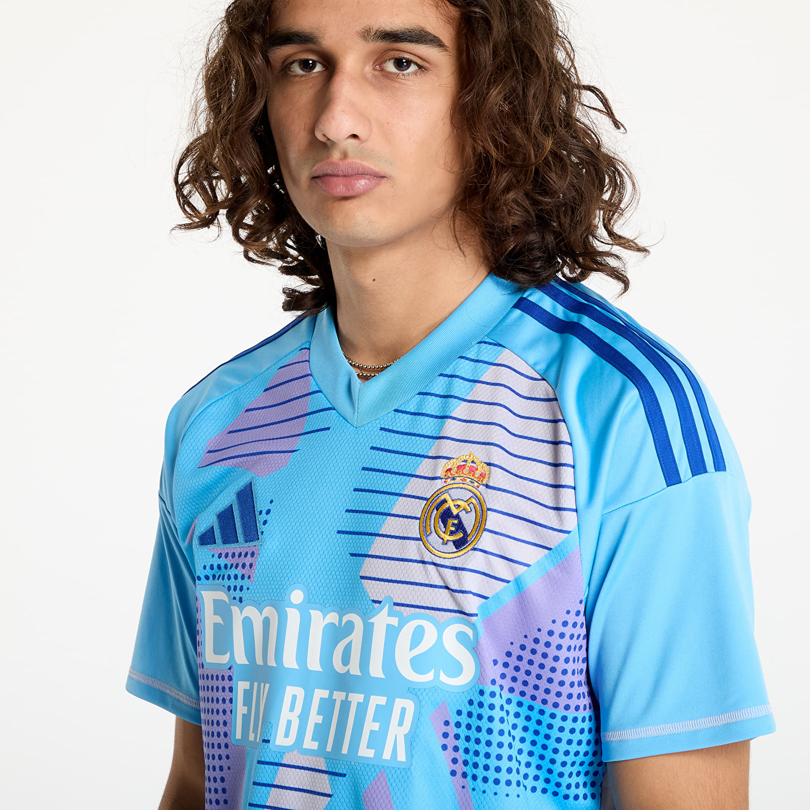 Jerseys adidas Real Madrid 24/25 Home Goalkeeper Jersey Semi Blue Burst