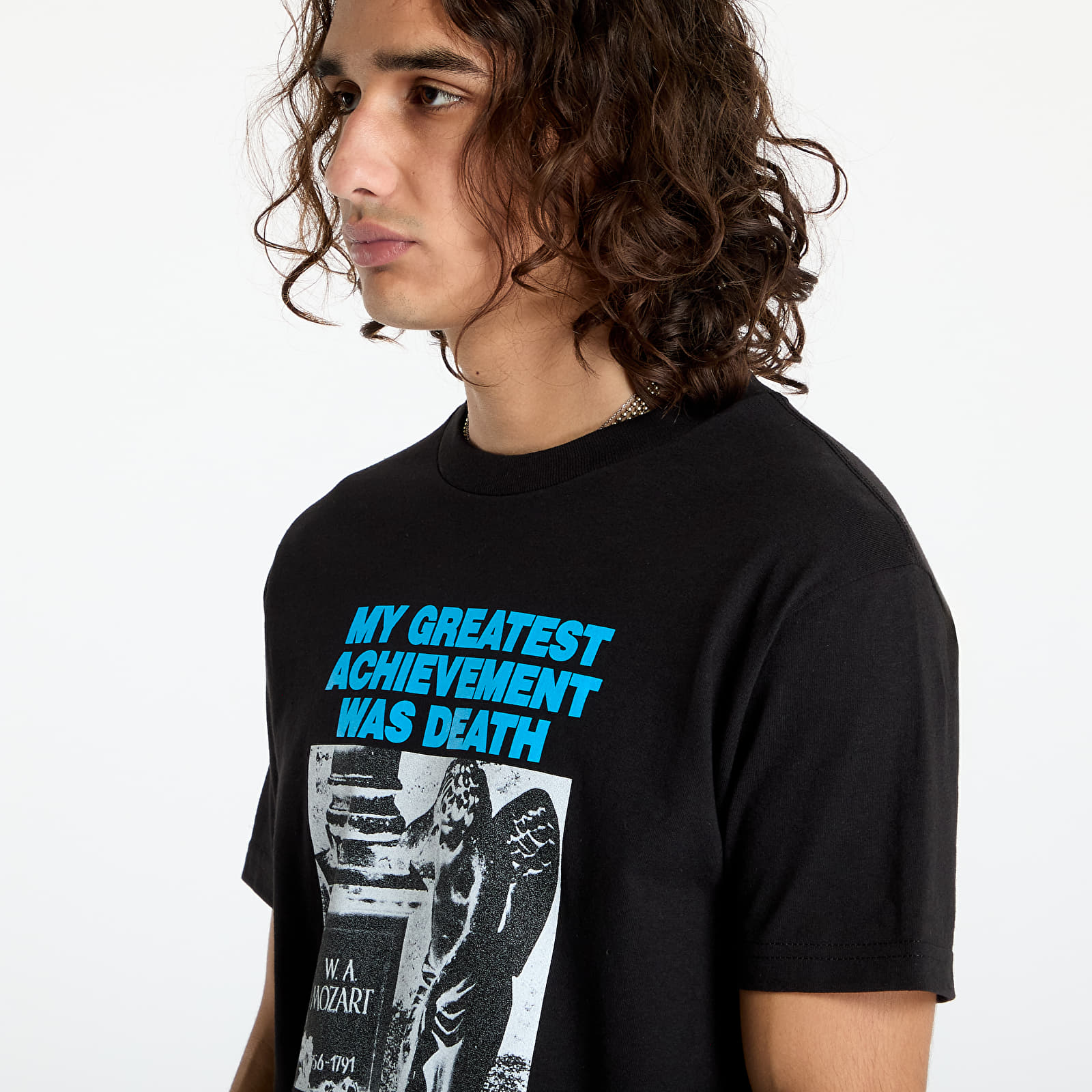 Men's T-shirts PLEASURES Wolfie T-Shirt Black