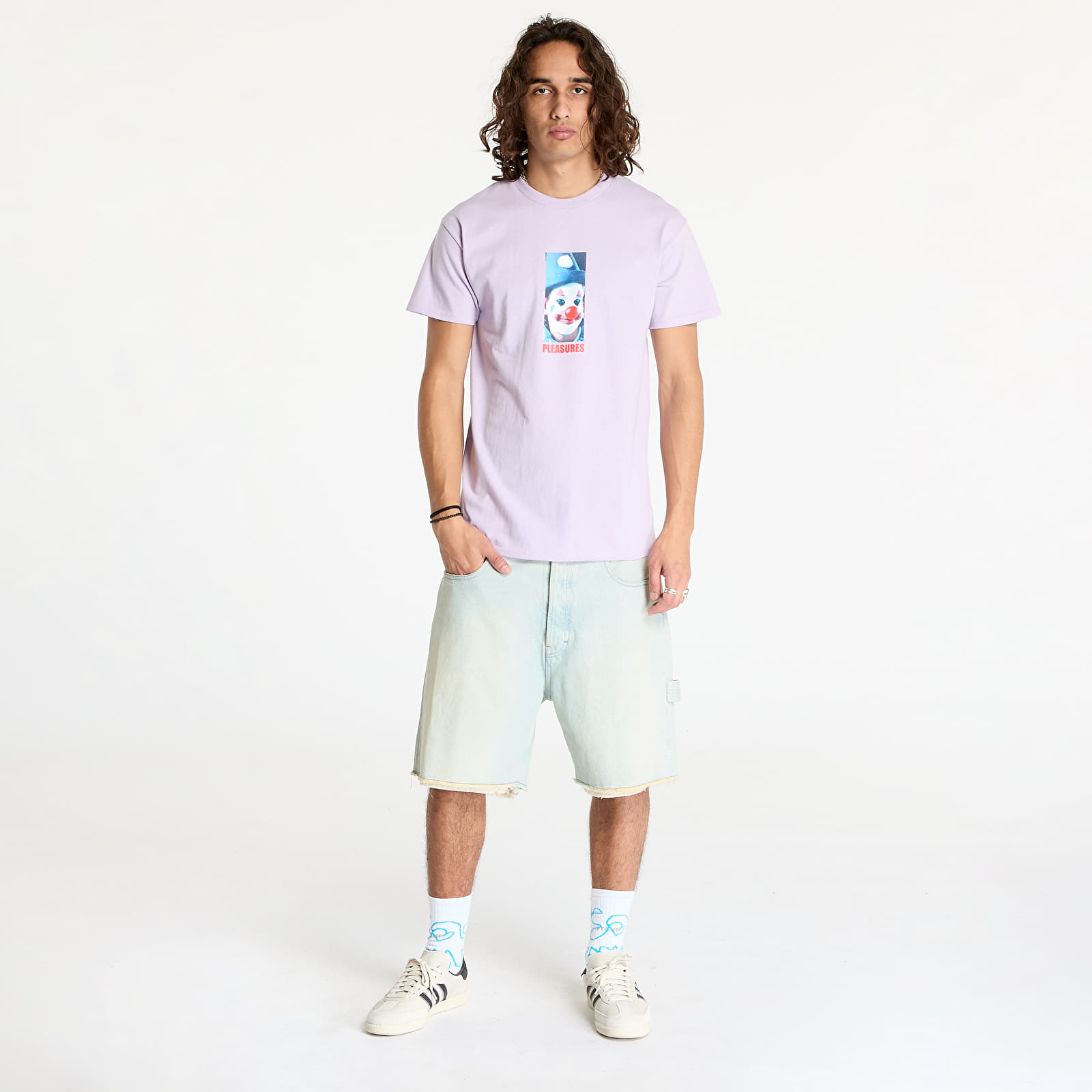Camisetas hombre PLEASURES Clown T-Shirt Orchid