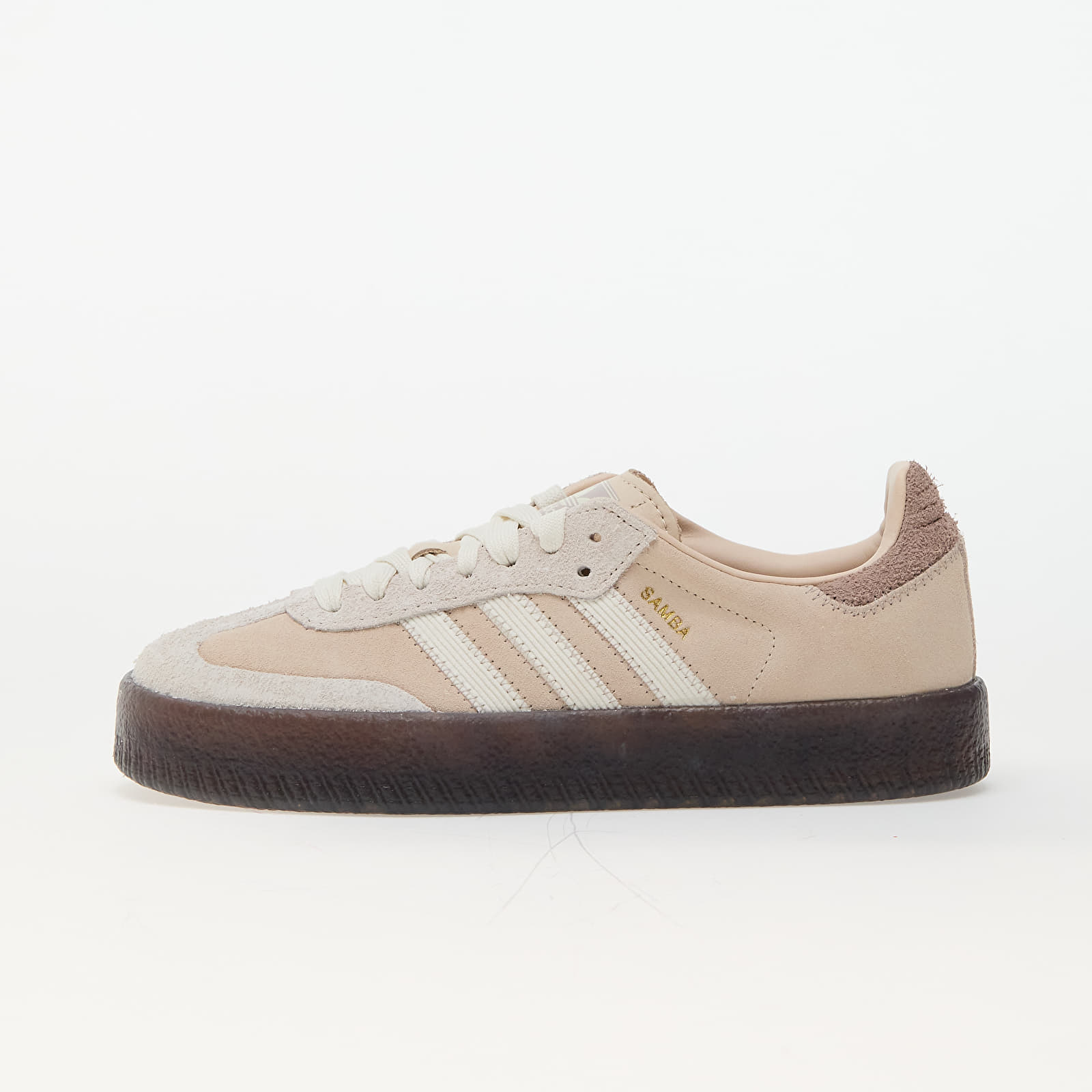 Baskets et chaussures pour femmes adidas Sambae W Linen/ Off White/ Vapgre