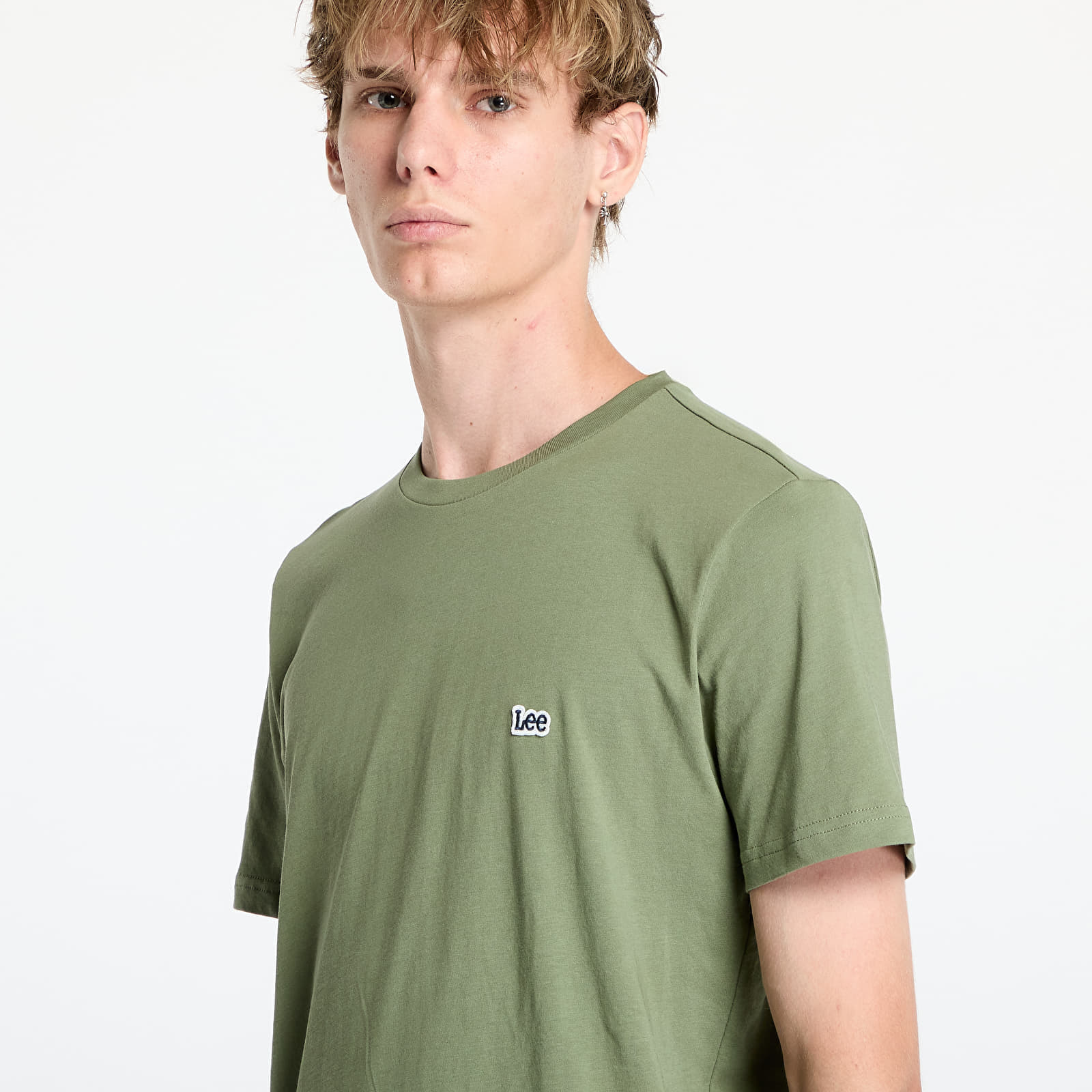 Tricou Lee Ss Patch Logo Tee Mercantile Green - 1 | YEO