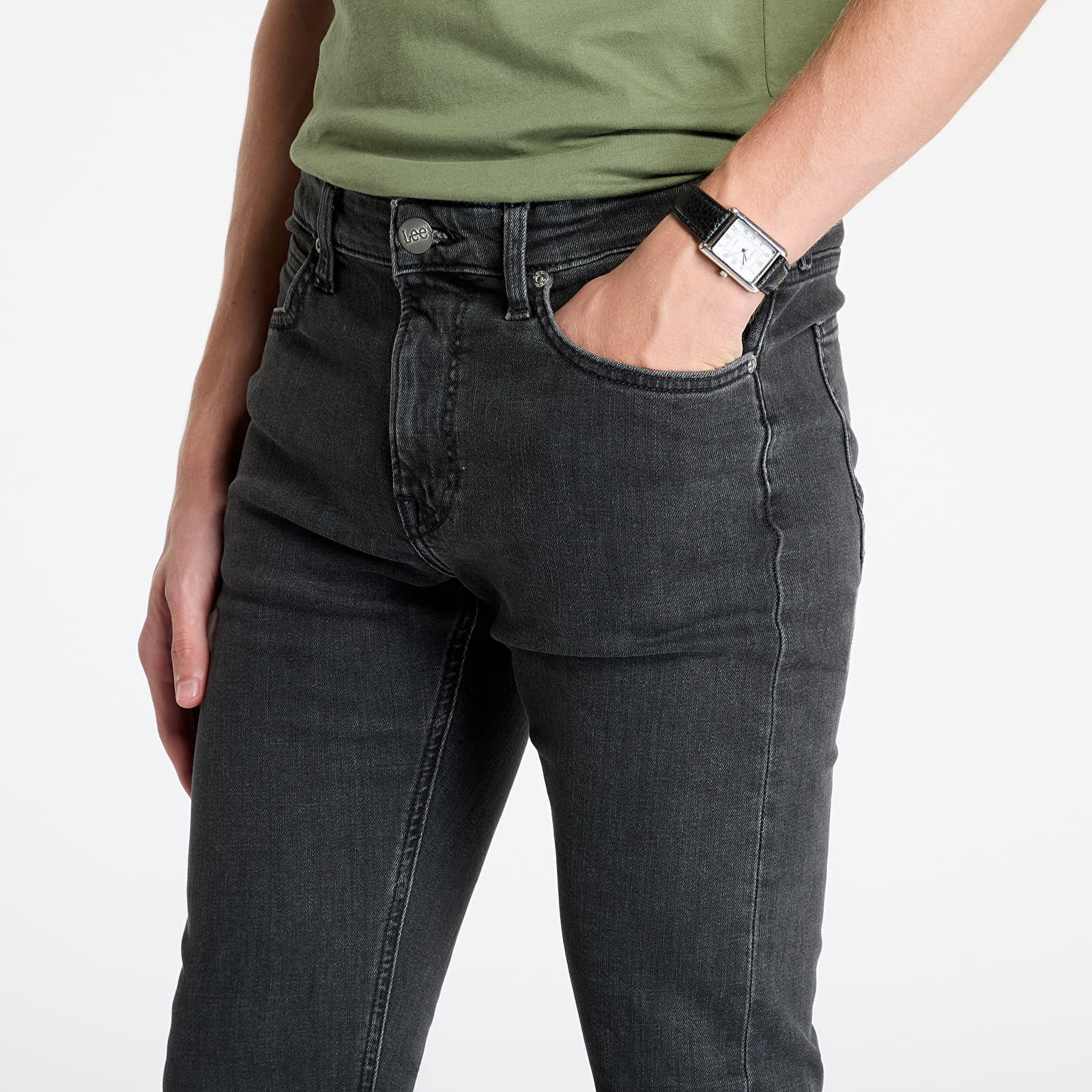 Pantaloni Lee Malone Dark Asphalt - 1 | YEO