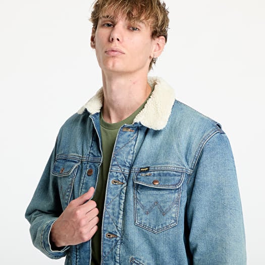 Vestes Wrangler 124Mj Sherpa Sage Wash Queens