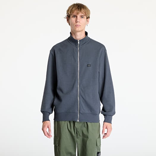 Calvin Klein Jeans Woven Label Waffle Jacket Ebony