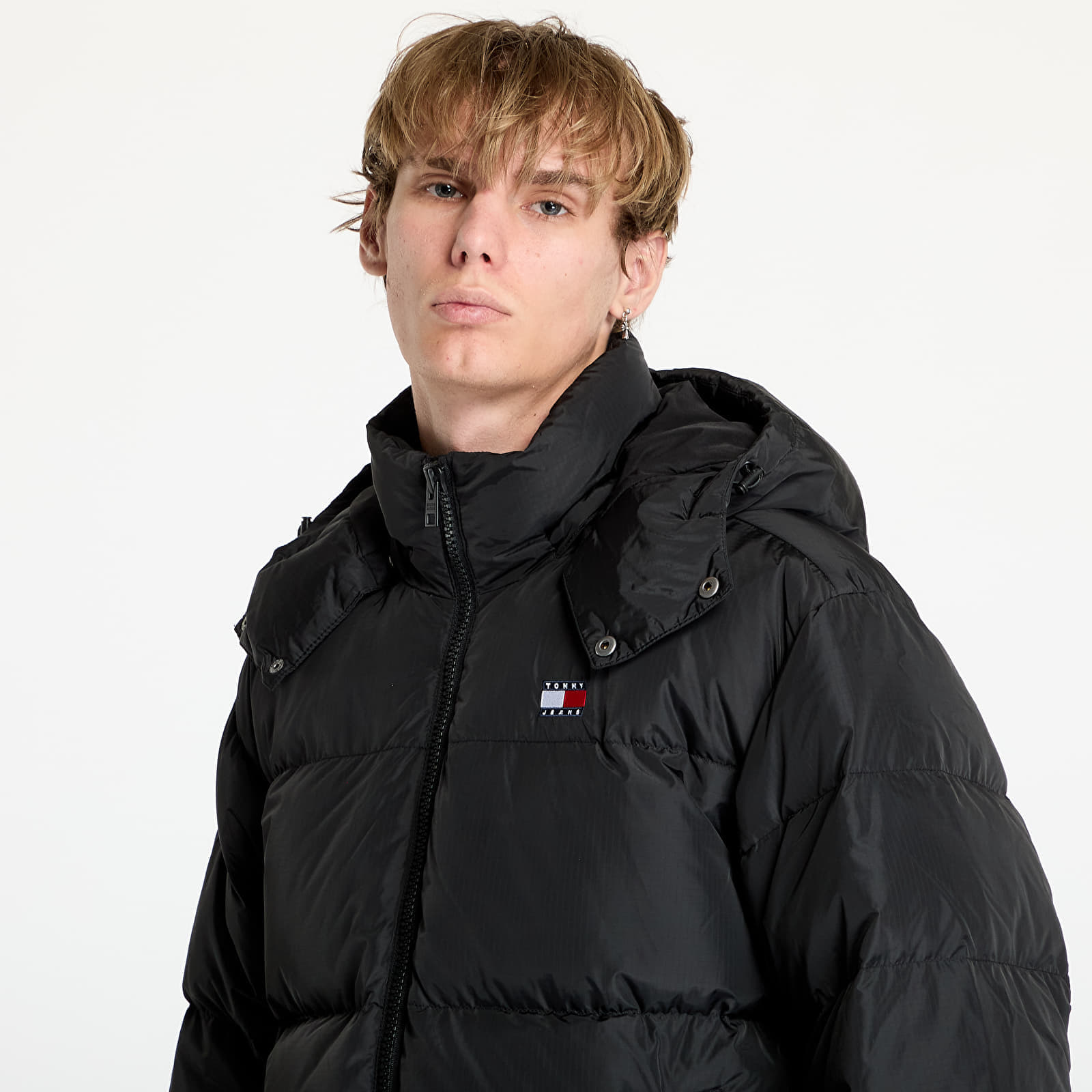 Jacheta Tommy Jeans Alaska Puffer Jacket Black - 1 | YEO