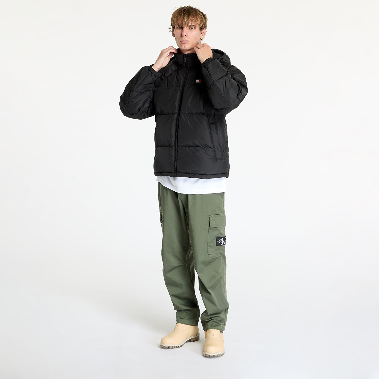 Men's jackets Tommy Jeans Alaska Puffer Jacket Black