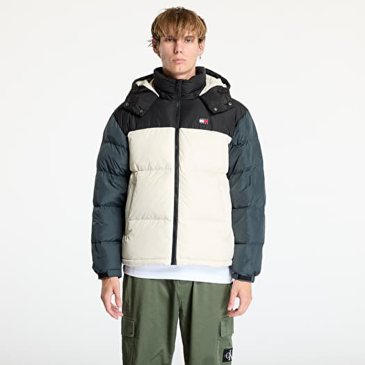 Tommy Jeans Alaska Colorblock Puffer Jacket Beige