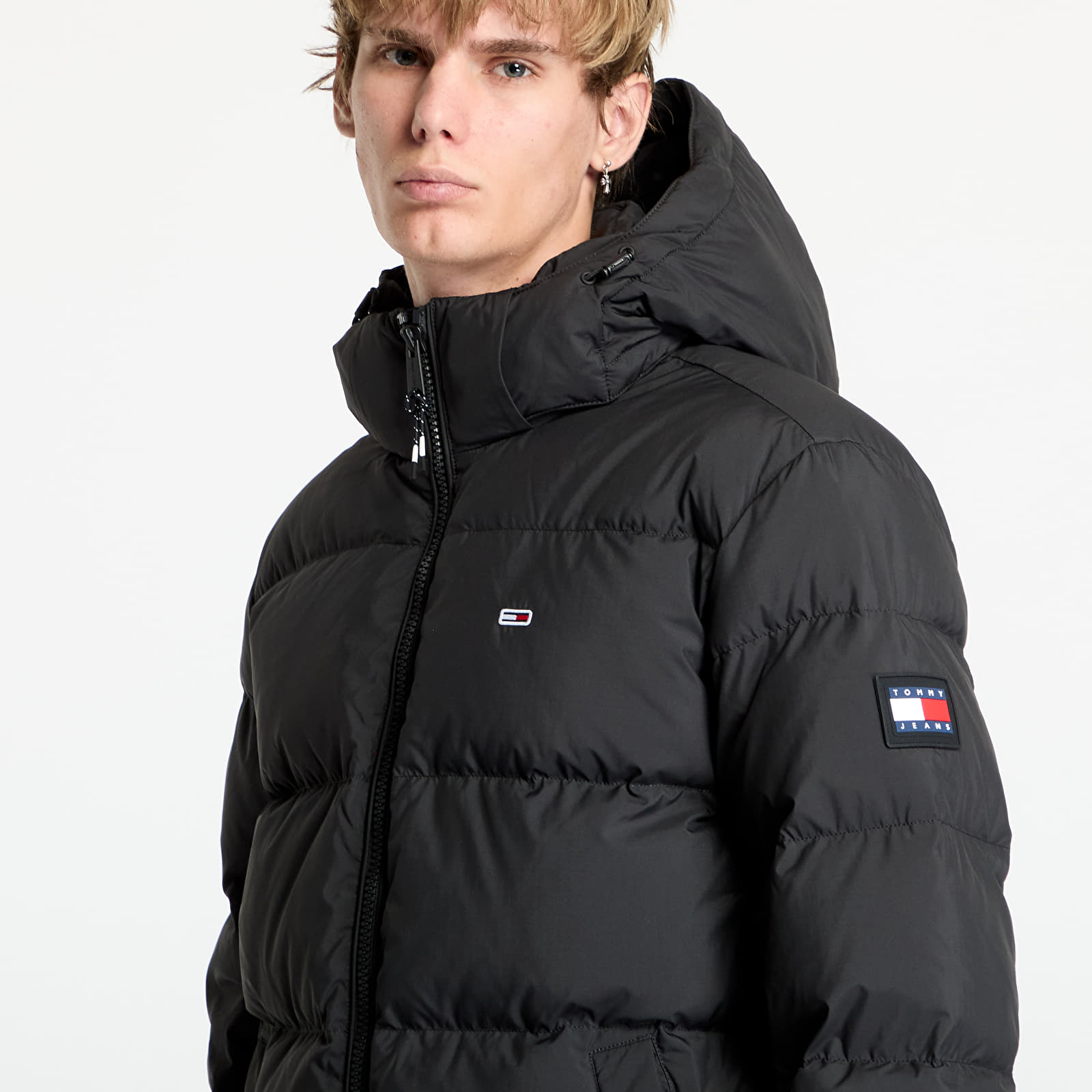 Vīriešu jakas Tommy Jeans Essential Down Parka Jacket Black