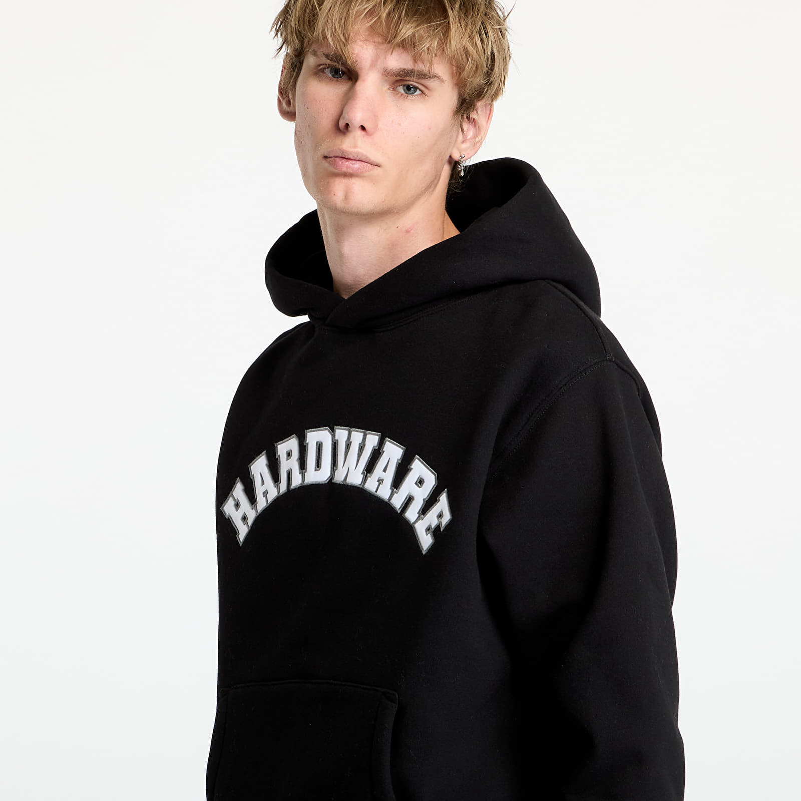 Men's sweatshirts PLEASURES Hardware Hoodie Black