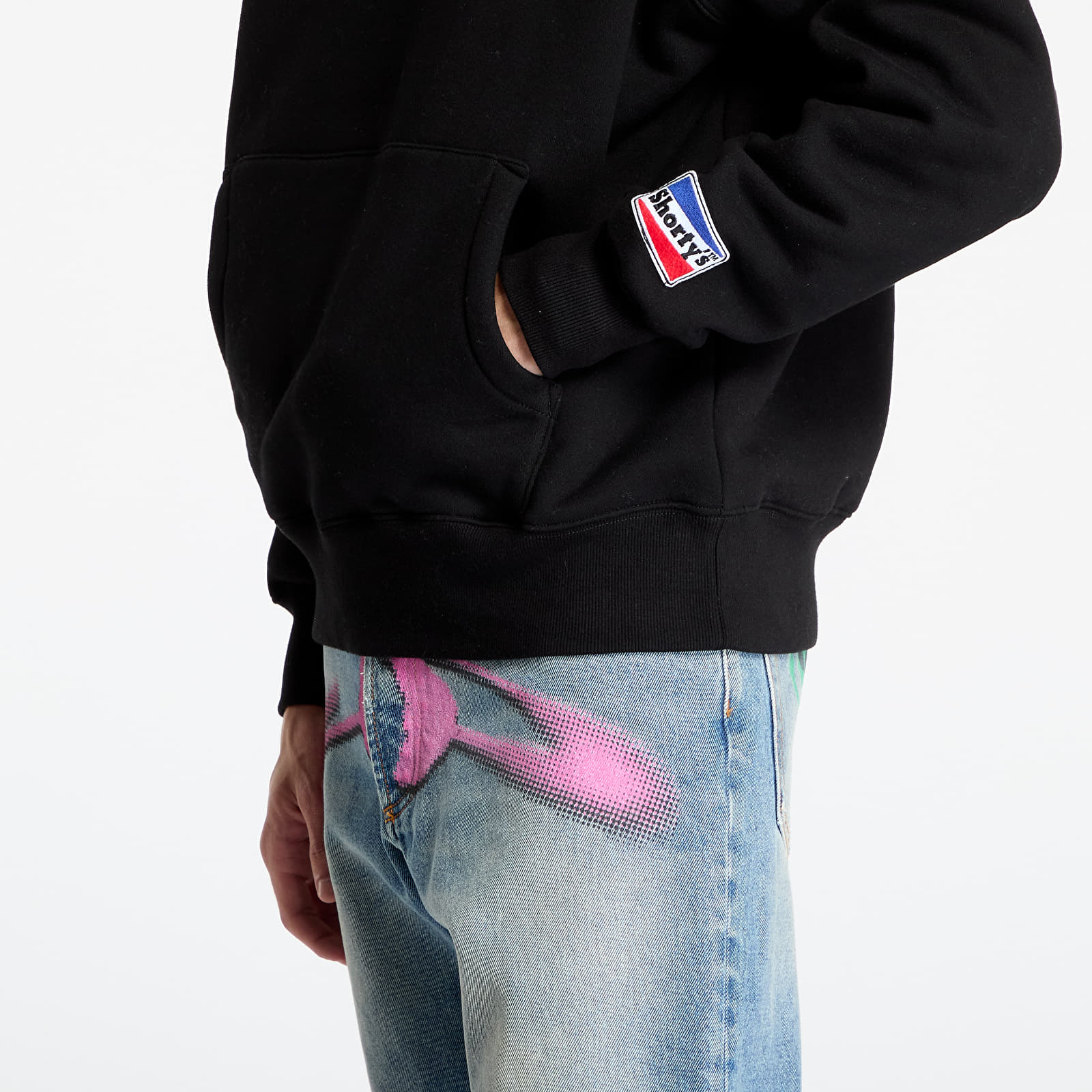 Men's sweatshirts PLEASURES Hardware Hoodie Black