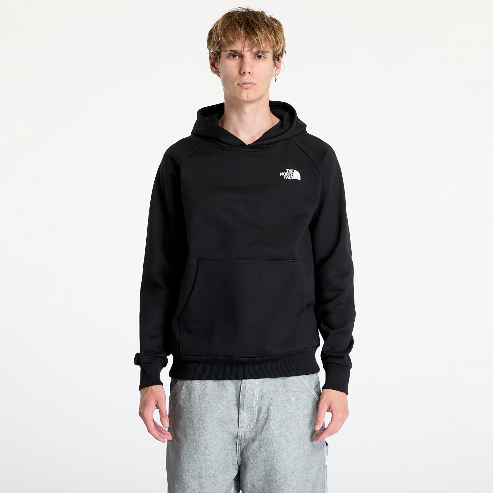Pánské mikiny a svetry The North Face Raglan Red Box Hoodie Black