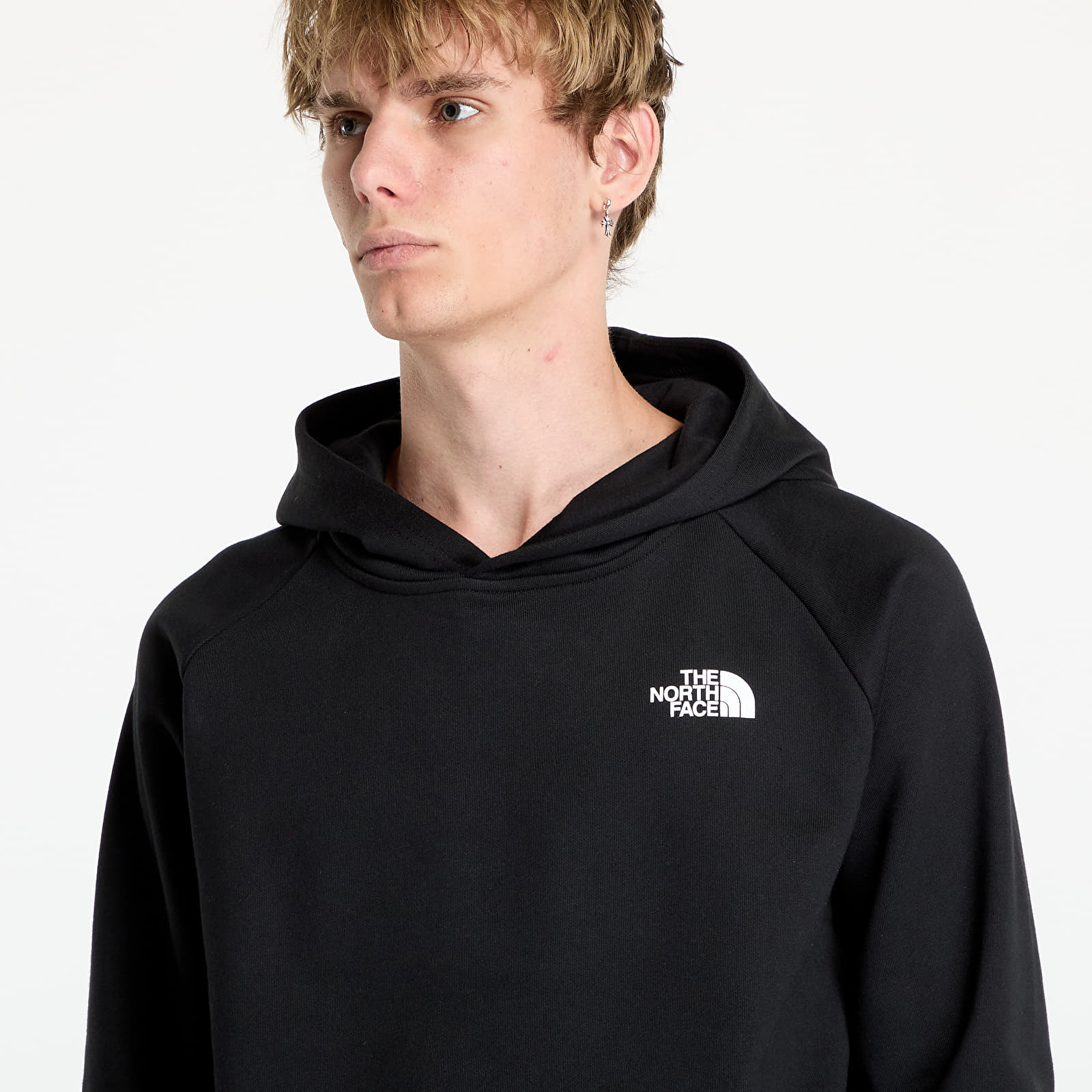 Pánské mikiny a svetry The North Face Raglan Red Box Hoodie Black